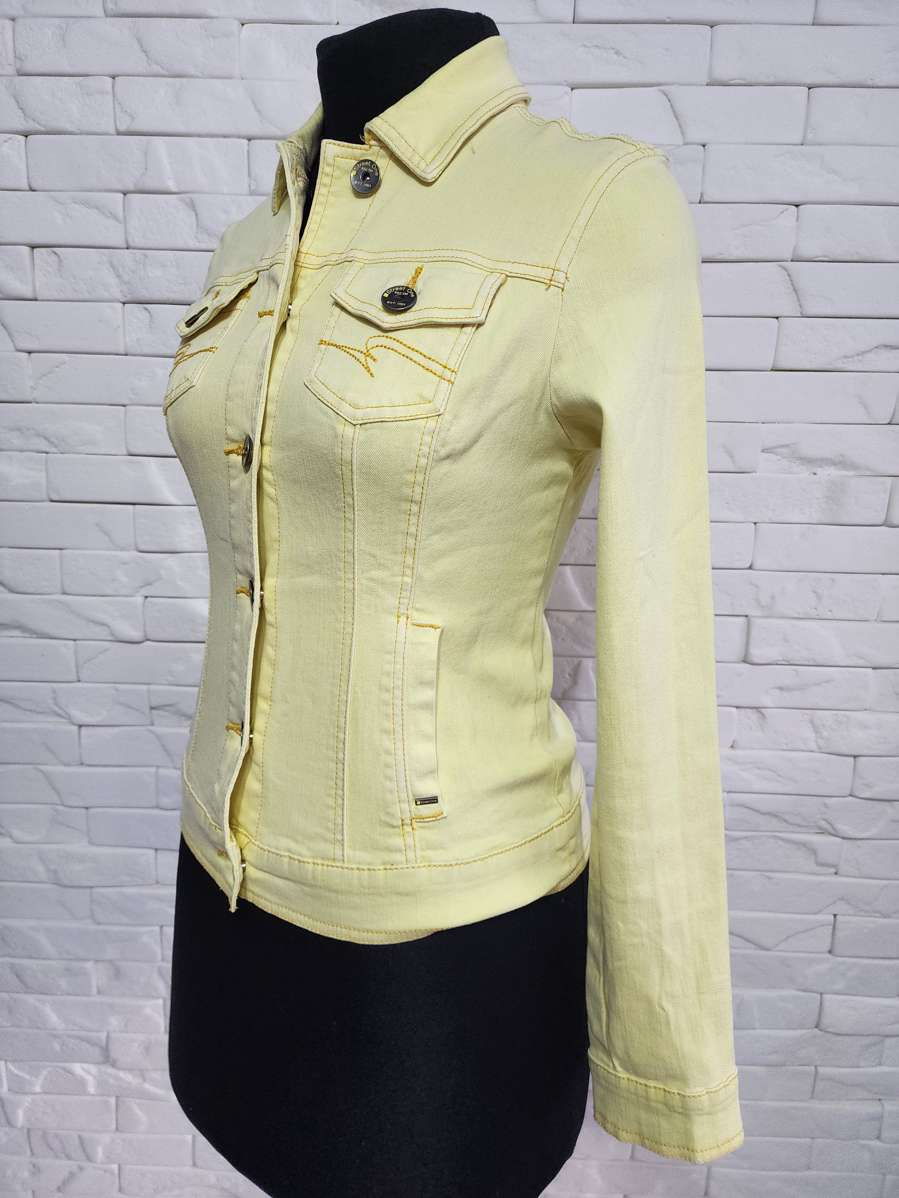Other Women's yellow cotton jacket. Size M / US 6-8 / IT 42-44 - 2 Thumbnail
