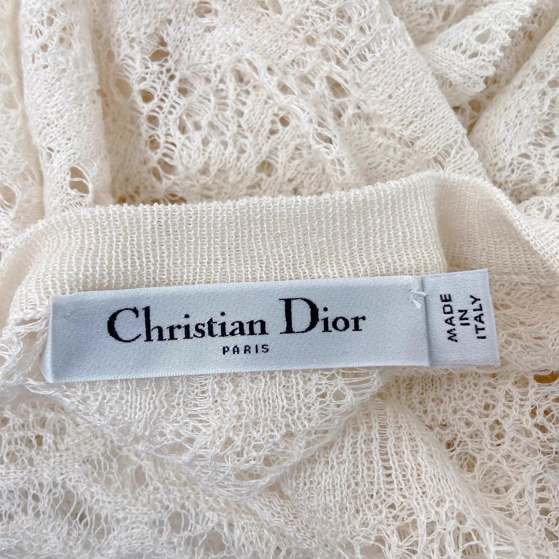 Dior Christian Dior Beige Knit Two-Piece F36 Size XS / US 0-2 / IT 36-38 - 7 Thumbnail