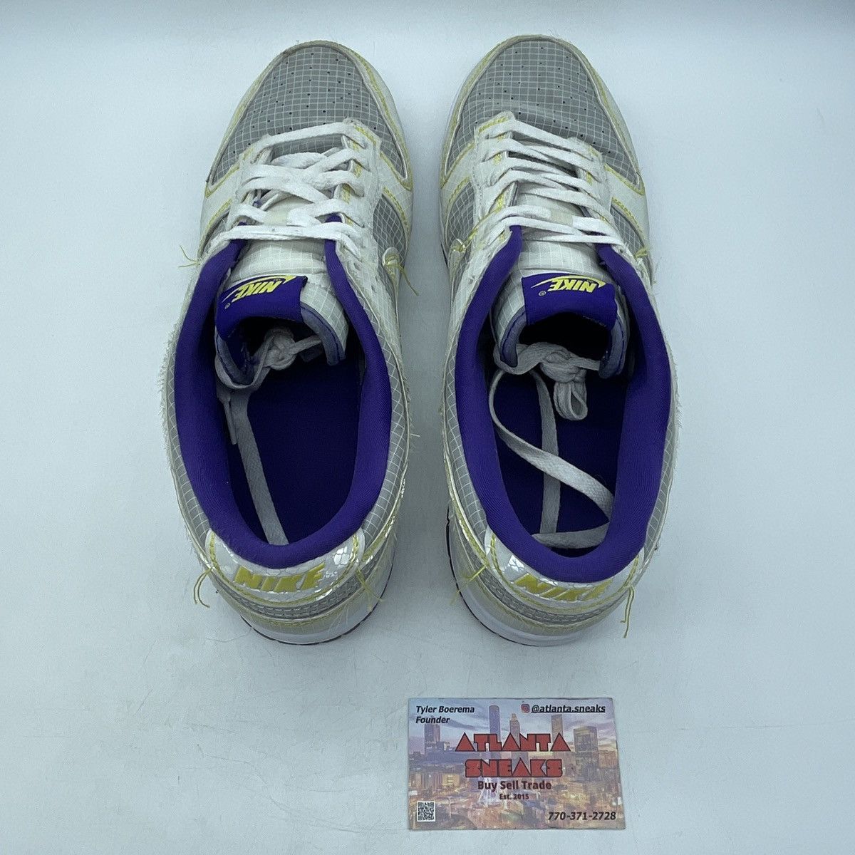 Nike Union la x dunk low passport pack court purple Size US 11.5 / EU 44-45 - 6 Thumbnail