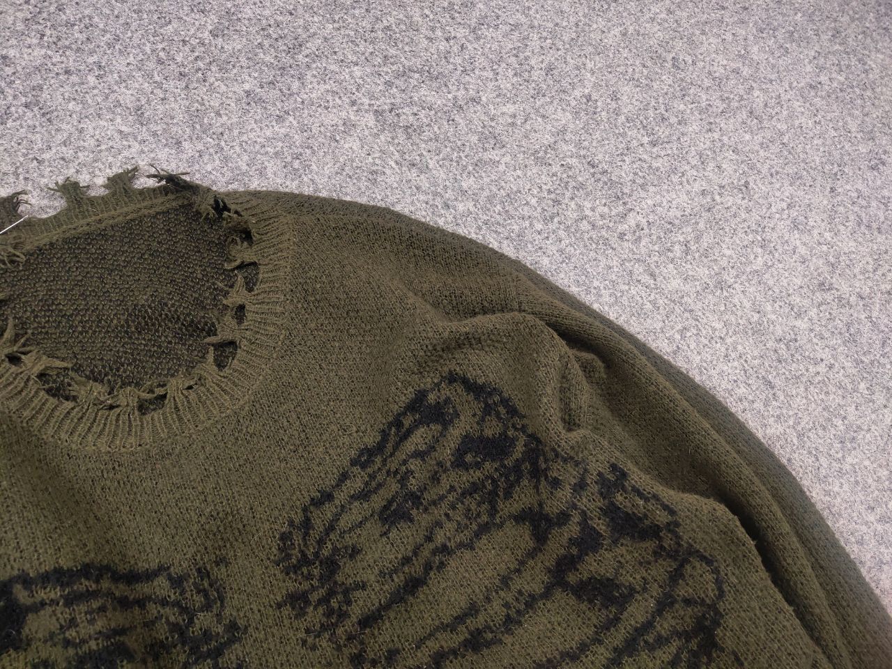 If Six Was Nine Vintage Y2K Style LGB Skeleton crew neck Distressed Sweater Size US S / EU 44-46 / 1 - 4 Thumbnail