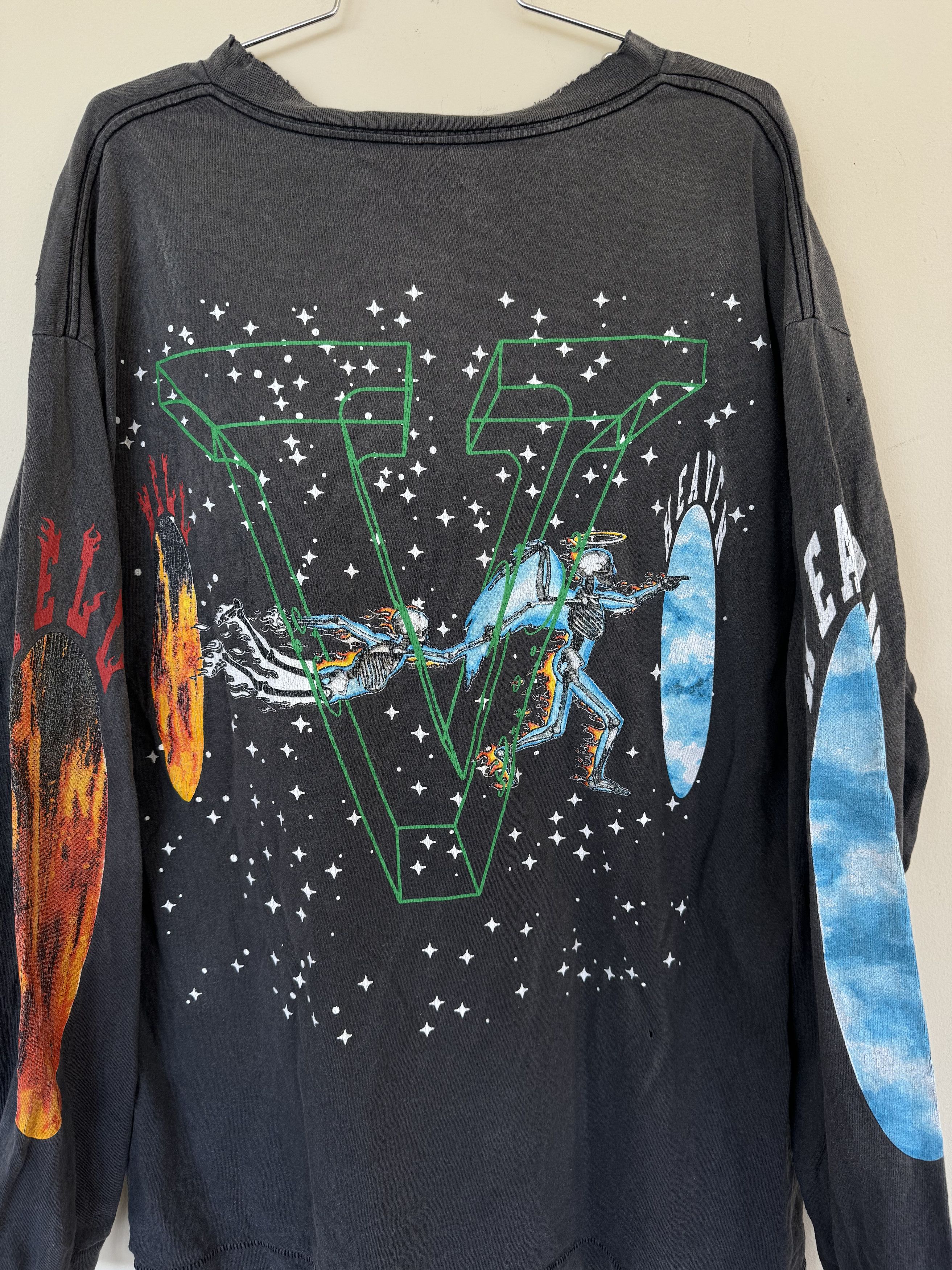 Saint Michael × Vlone Saint x Vlone Heaven Or Hell Longsleeve Size US XL / EU 56 / 4 - 8 Thumbnail