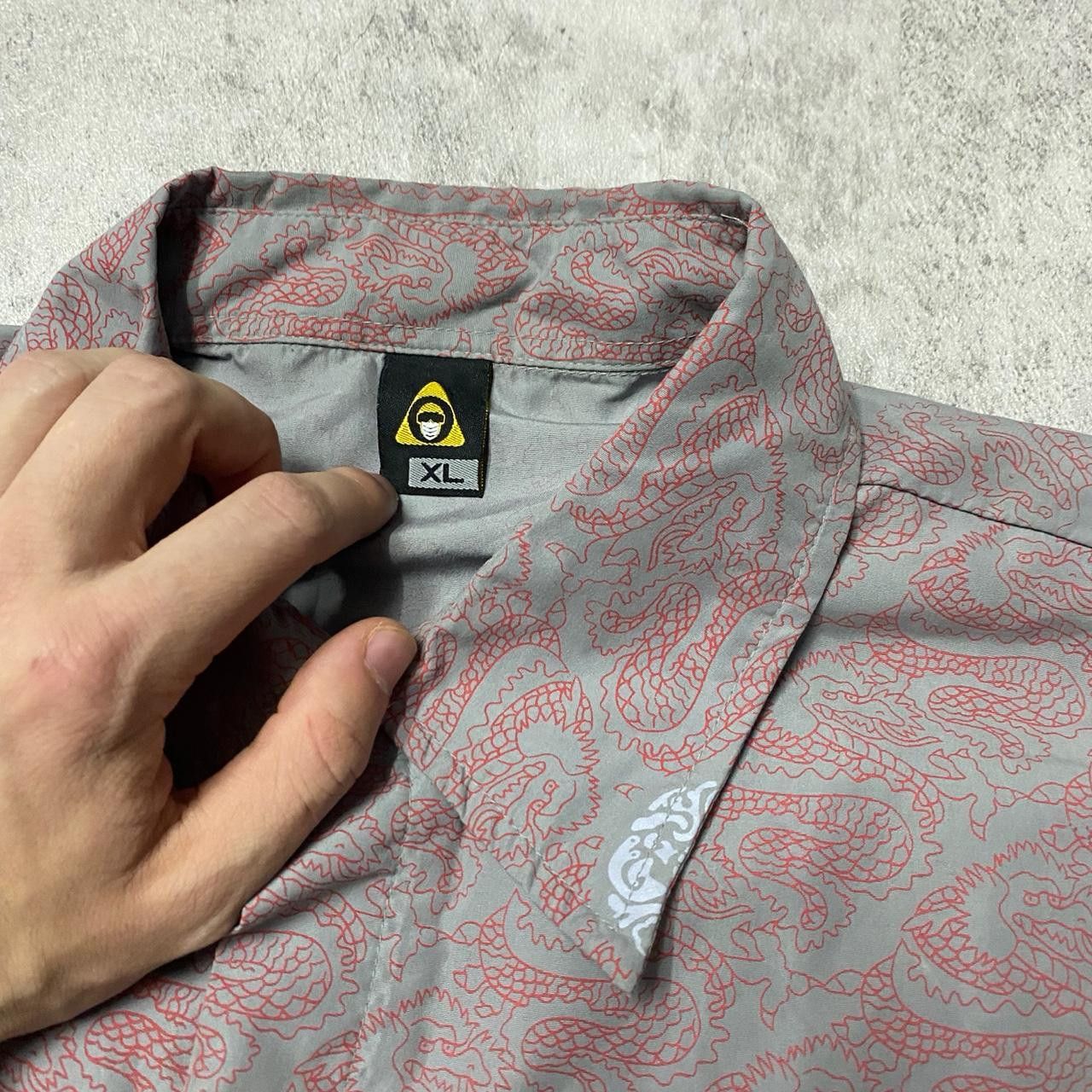 Other Grey and red dragon button-up shirt #grunge Size US XL / EU 56 / 4 - 3 Thumbnail