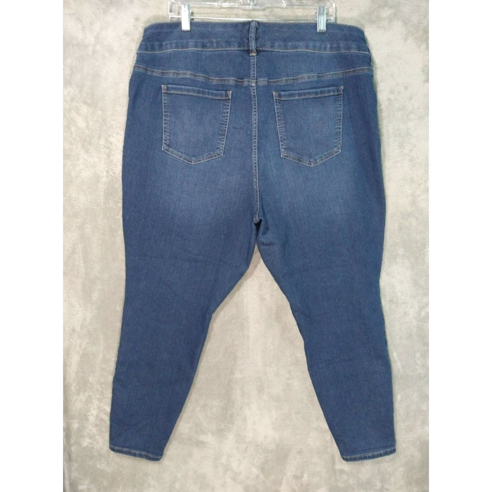Torrid Torrid Jeans Womens 22S Blue Denim Jegging High Rise Ankle Stretch 5-Pocket Plus Size 22 Womens Jeans Size 40" / US 18 - 2 Thumbnail
