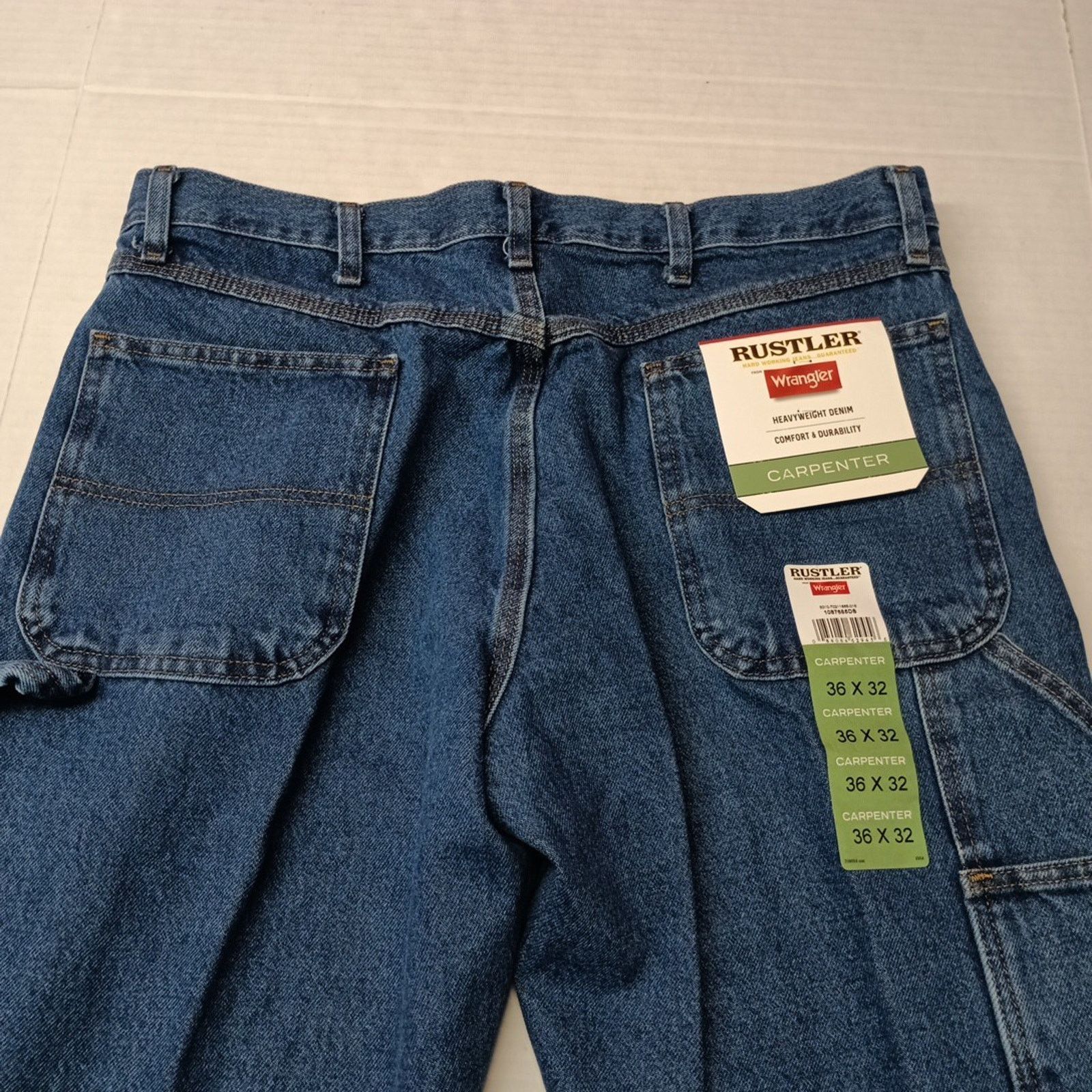Wrangler Wrangler Rustler Carpenter Jeans Men's Size 36x32 Blue Denim Size US 36 / EU 52 - 7 Thumbnail