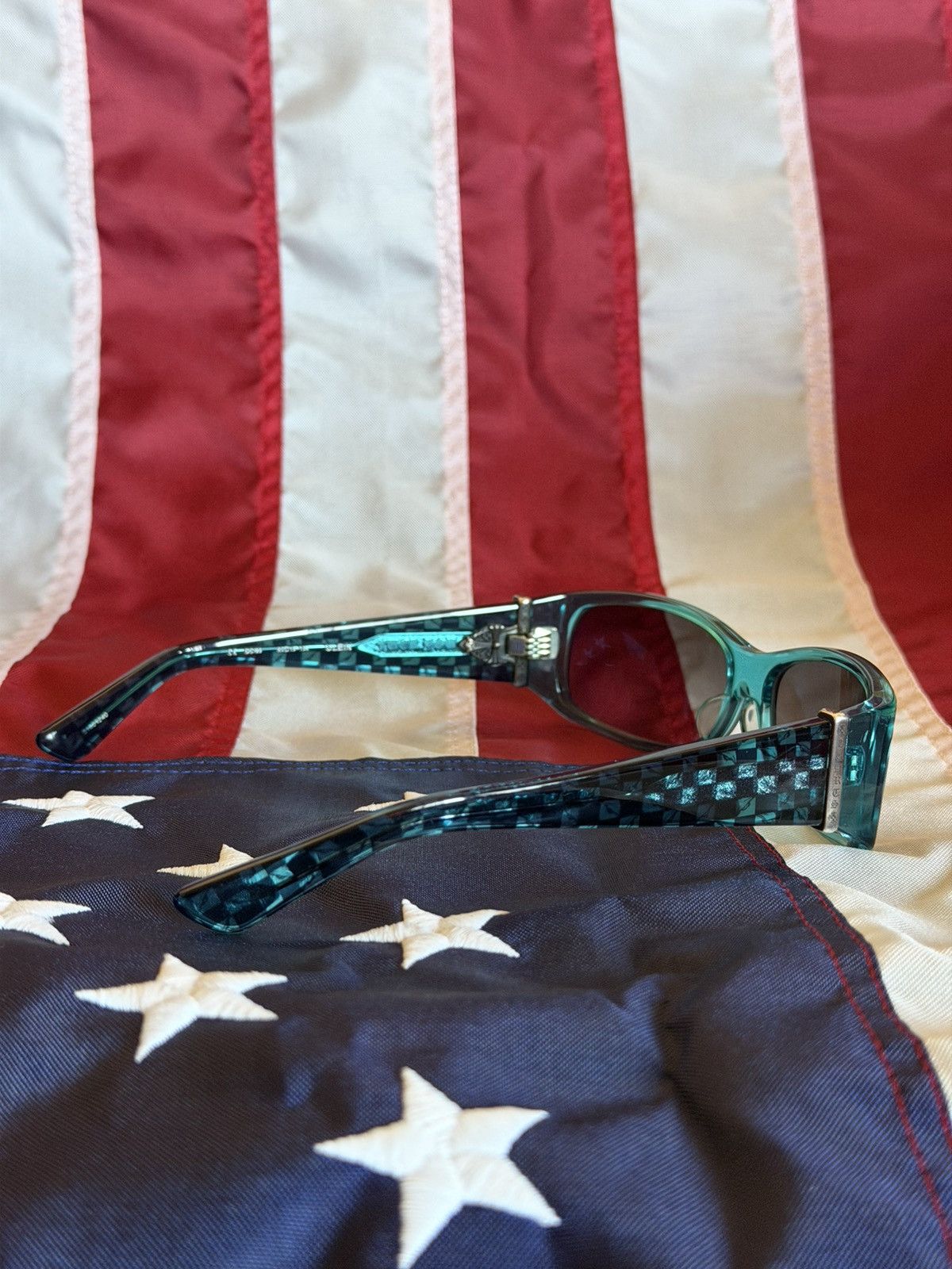 Chrome Hearts Chrome Hearts x Matty Boy blue sunglasses Size ONE SIZE - 4 Thumbnail