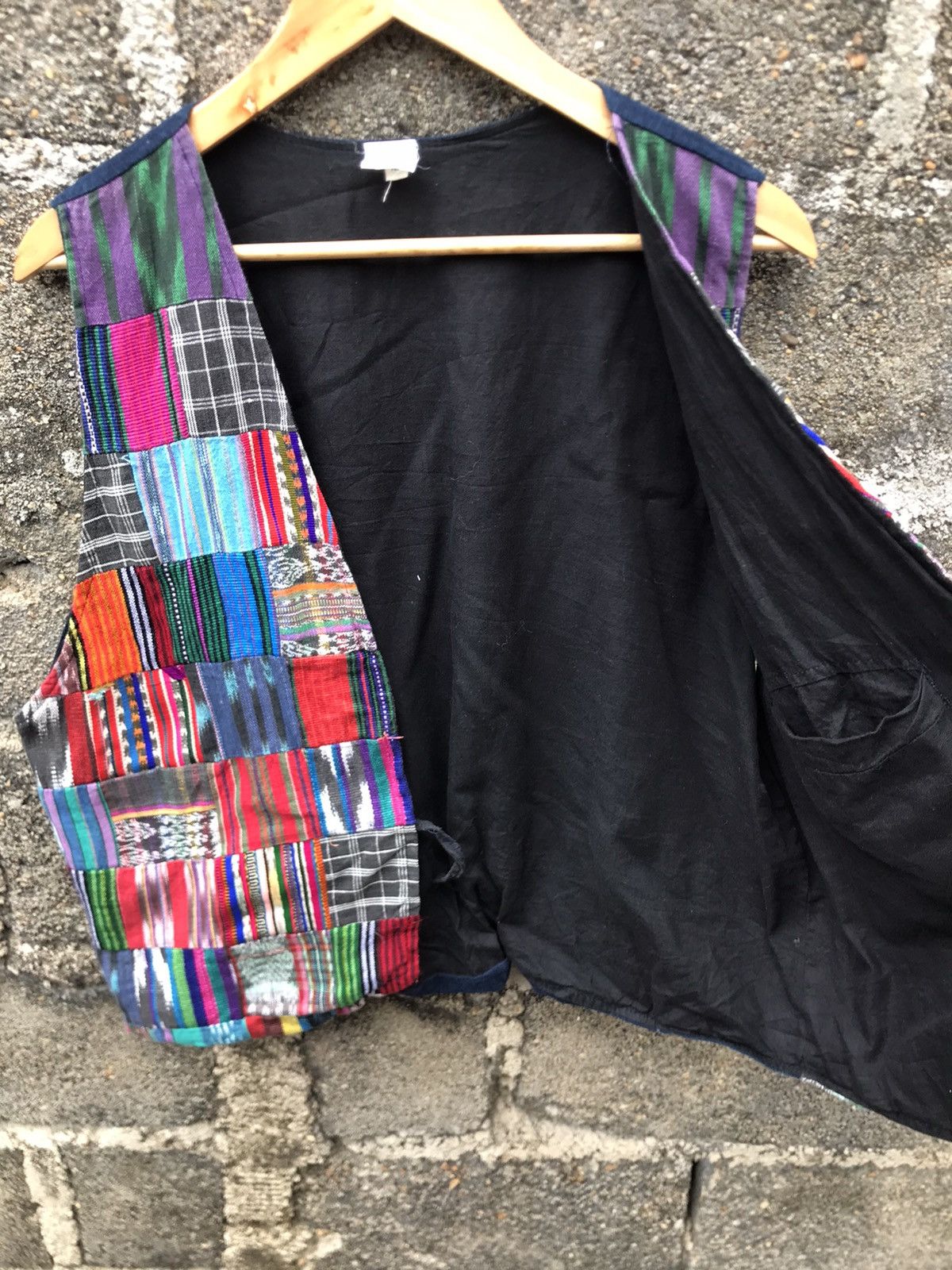 Native 🔥Vintage 90s Patchwork Vest Size US M / EU 48-50 / 2 - 4 Thumbnail
