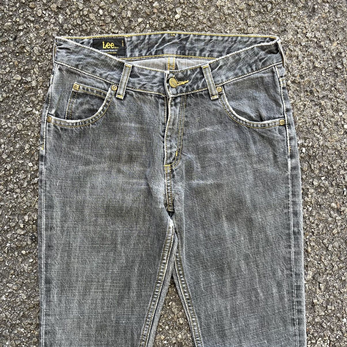 Hysteric Glamour SUPER FLARE JEANS LEE BELL BOTTOM BOOTCUT FADED BLACK DENIM Size US 28 / EU 44 - 3 Thumbnail