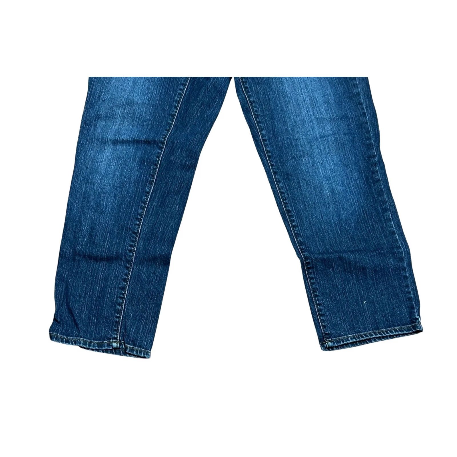 Eddie Bauer Eddie Bauer Jeans Women Sz 8 Blue Denim Curvy Stretch Casual Pants Straight Leg Jeans Regular Color Blue 5-Pocket Design Size 30" / US 8 / IT 44 - 7 Thumbnail