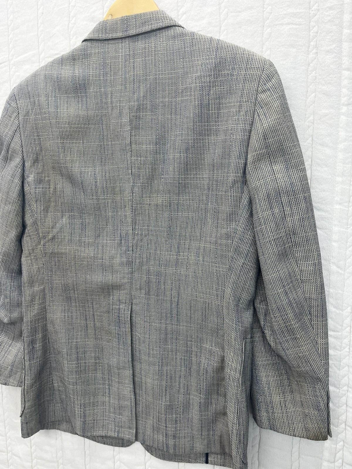 Burberry Prorsum × Designer × Vintage ARCHIVE💥VTG BURBERRY PRORSUM HAIR-CLOTH BLAZER Size US M / EU 48-50 / 2 - 6 Thumbnail