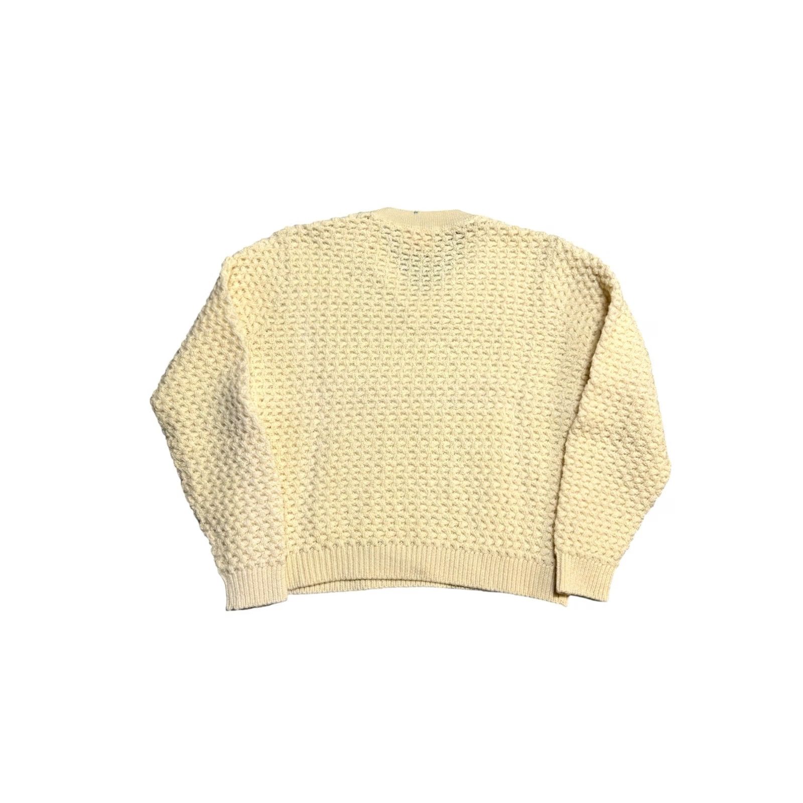 Pendleton VINTAGE Pendleton 70s White 100% Virgin Wool Knit Sweater M 40 Size US L / EU 52-54 / 3 - 2 Thumbnail