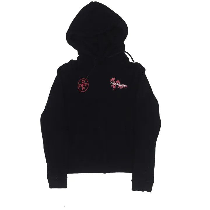 Off-White OFF-WHITE Logo Print Hoodie 0079 Size US XL / EU 56 / 4 - 1 Thumbnail