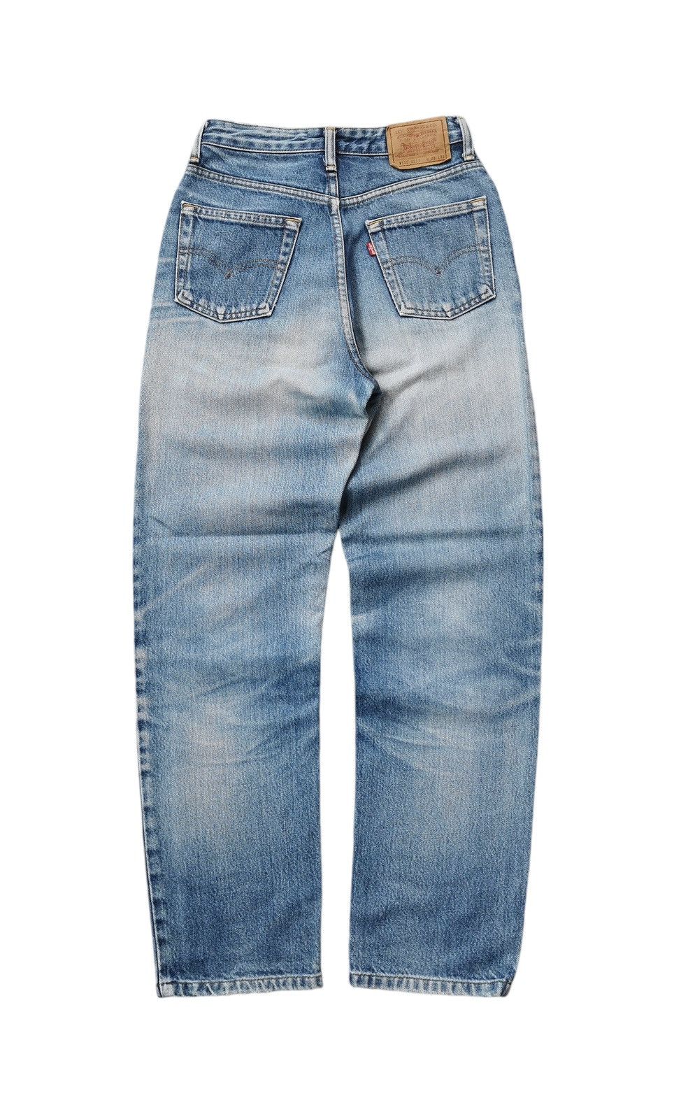 Levi's Vintage Levis Jeans 515 Distressed Faded Blue Denim Size 25" / US 0 / IT 36 - 2 Thumbnail
