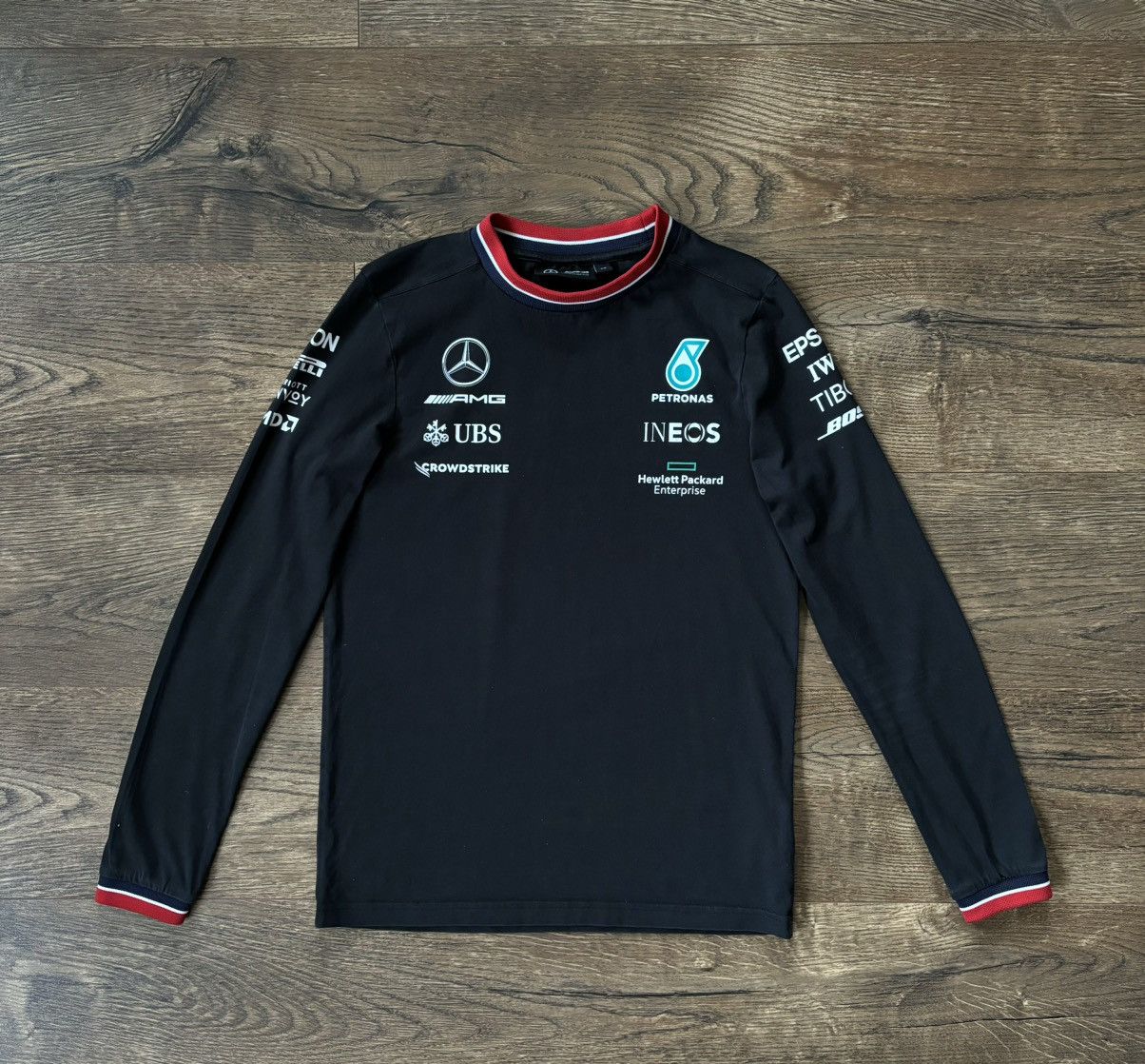 Formula 1 × Tommy Hilfiger Mercedes AMG Petronas F1 Men's Team Long Driver Black TH Size US XS / EU 42 / 0 - 1 Thumbnail