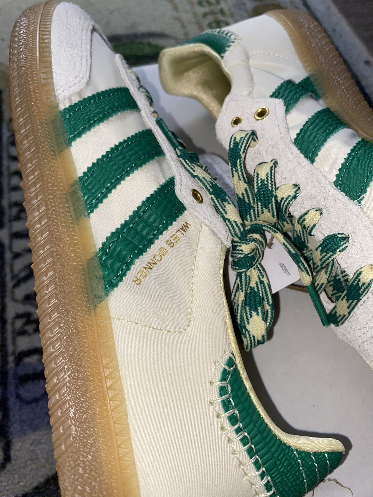 Adidas × Wales Bonner Adidas Samba Wales Bonner Cream Green Size US 8.5 / EU 41-42 - 2 Thumbnail