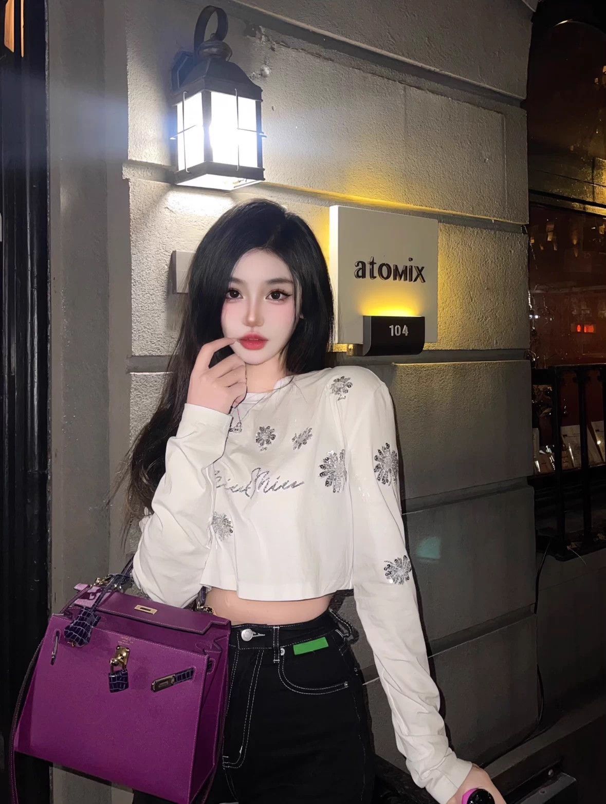 Miu Miu MIU MIU 3D Silver Sequin Floral Short LS T NOS M Size M / US 6-8 / IT 42-44 - 9 Thumbnail