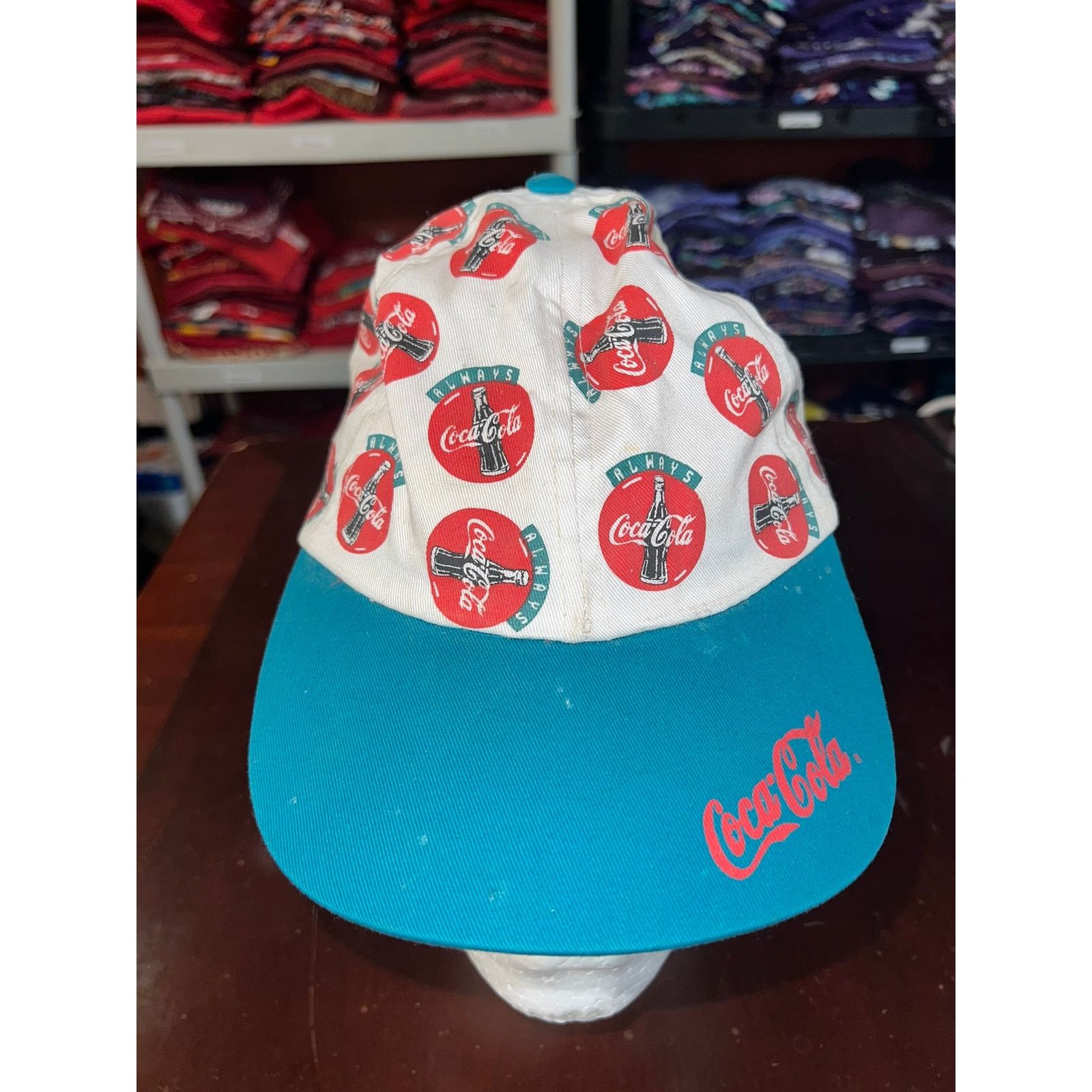 Coca Cola Vintage Coca-Cola Hat Always Coca Cola Coke Soda Cap Size ONE SIZE - 2 Thumbnail