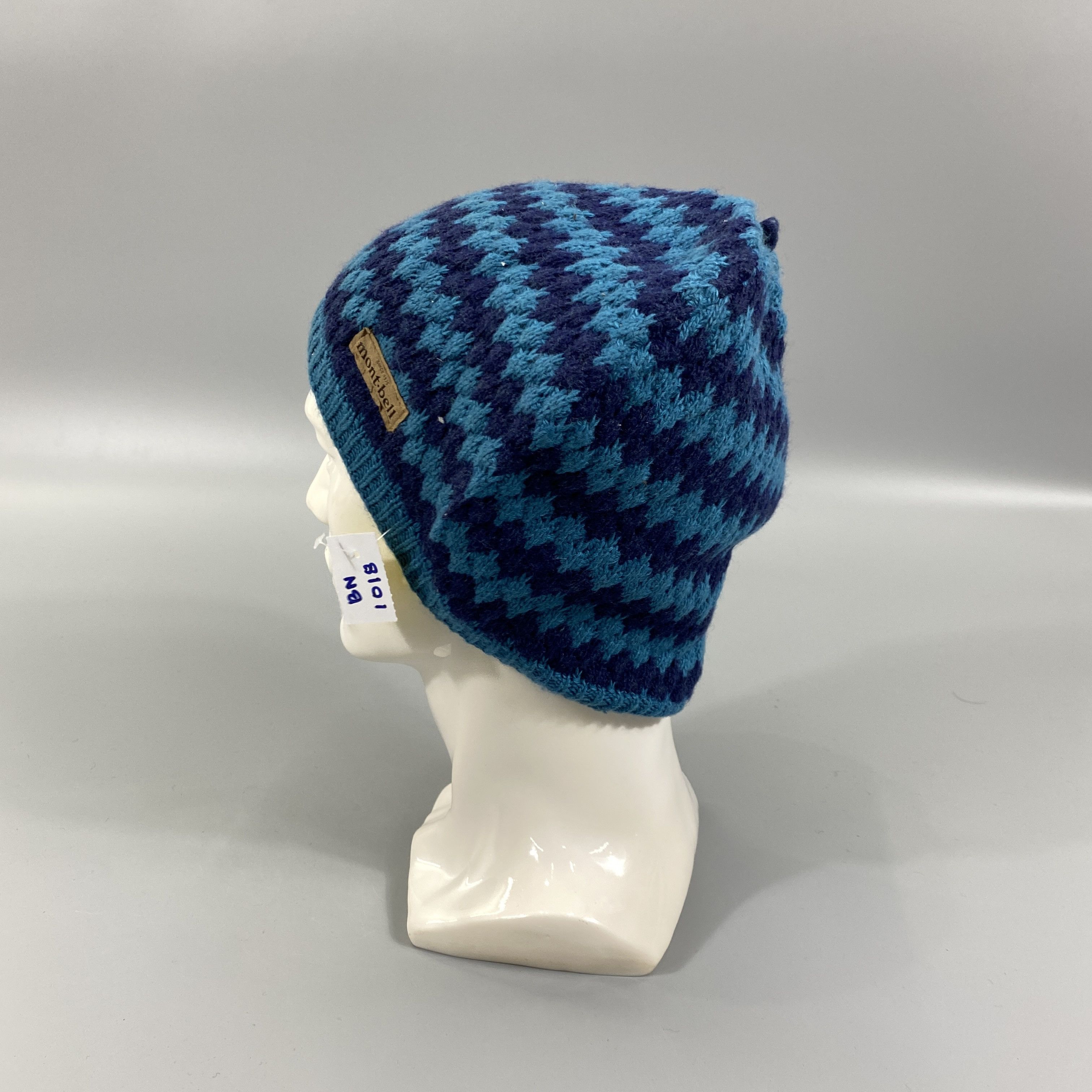 Montbell Montbell Striped Knitted Beanie Hat -BN1018 Size ONE SIZE - 1 Thumbnail