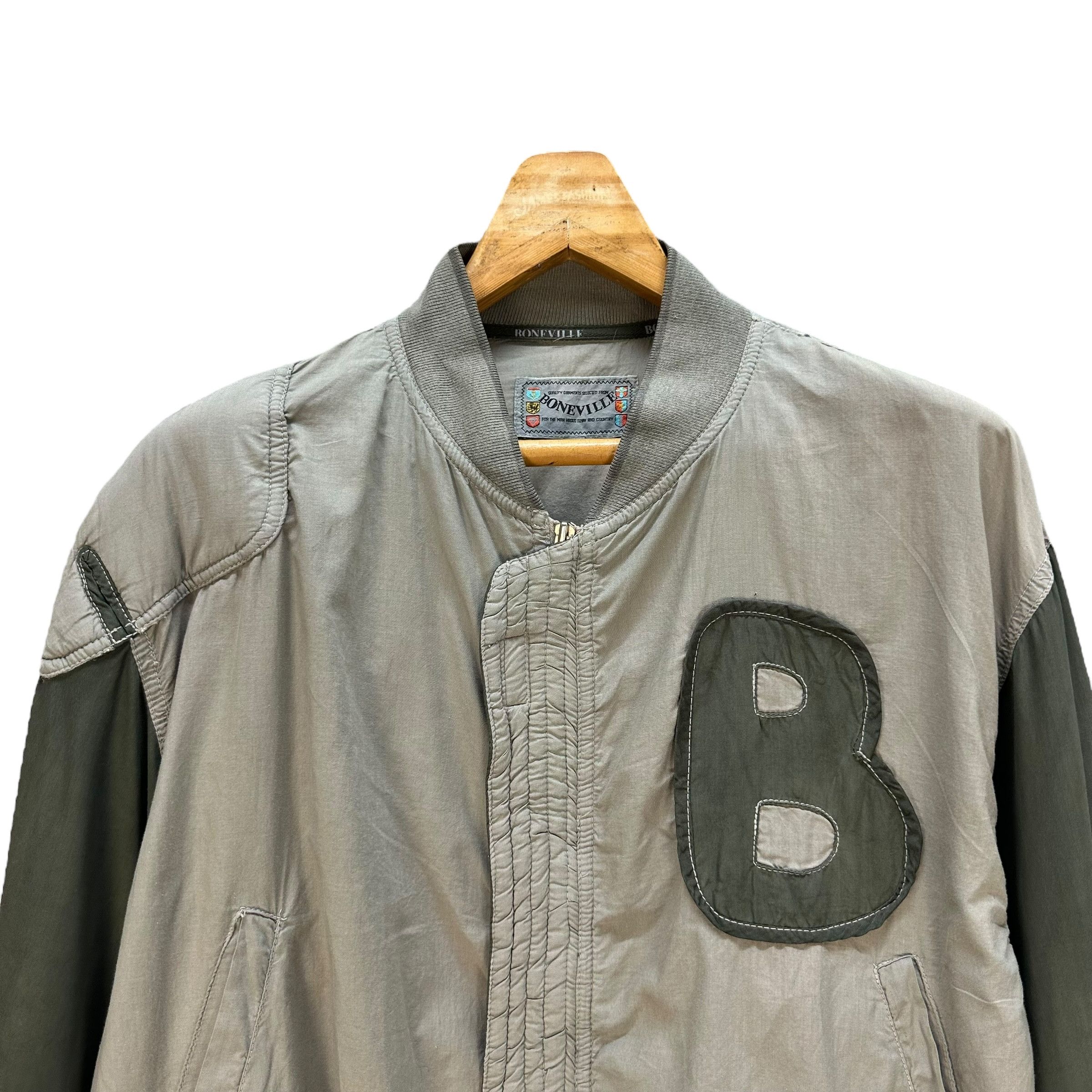 Boneville Vintage 80's Boneville Big Logo Light Bomber #A30-0686 Size US M / EU 48-50 / 2 - 2 Thumbnail