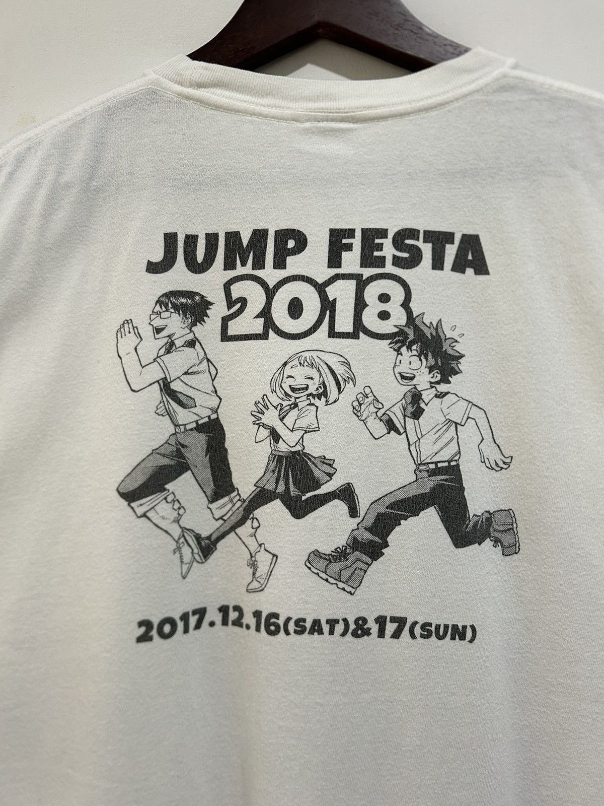 Anime Jump Festa 2018 My Hero Academia Anime Promo Graphic Tee Size US L / EU 52-54 / 3 - 4 Thumbnail
