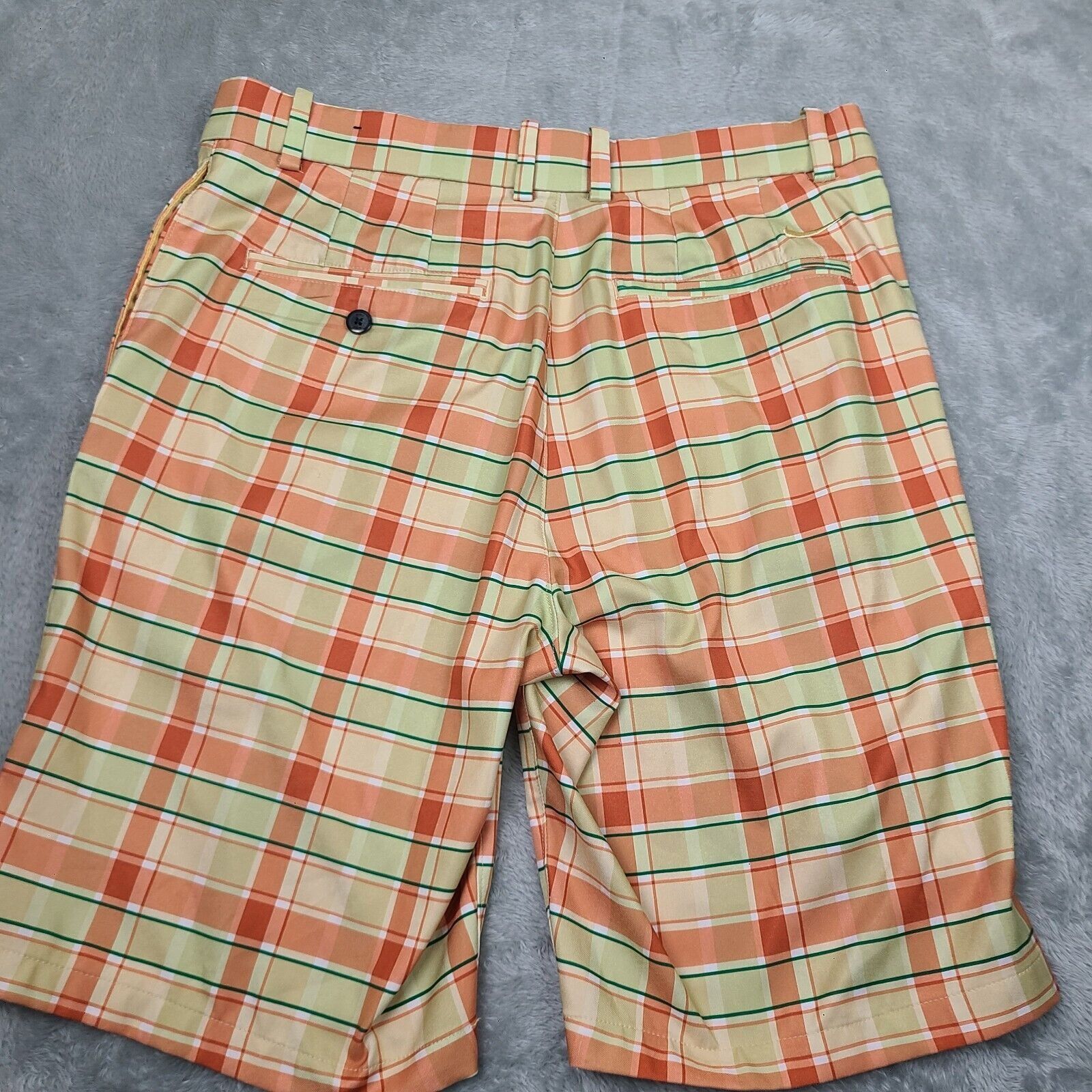 Nike Nike Golf Flex Plaid Shorts Size 31 Ci9803-251 Celestial Gol Size US 31 - 10 Thumbnail