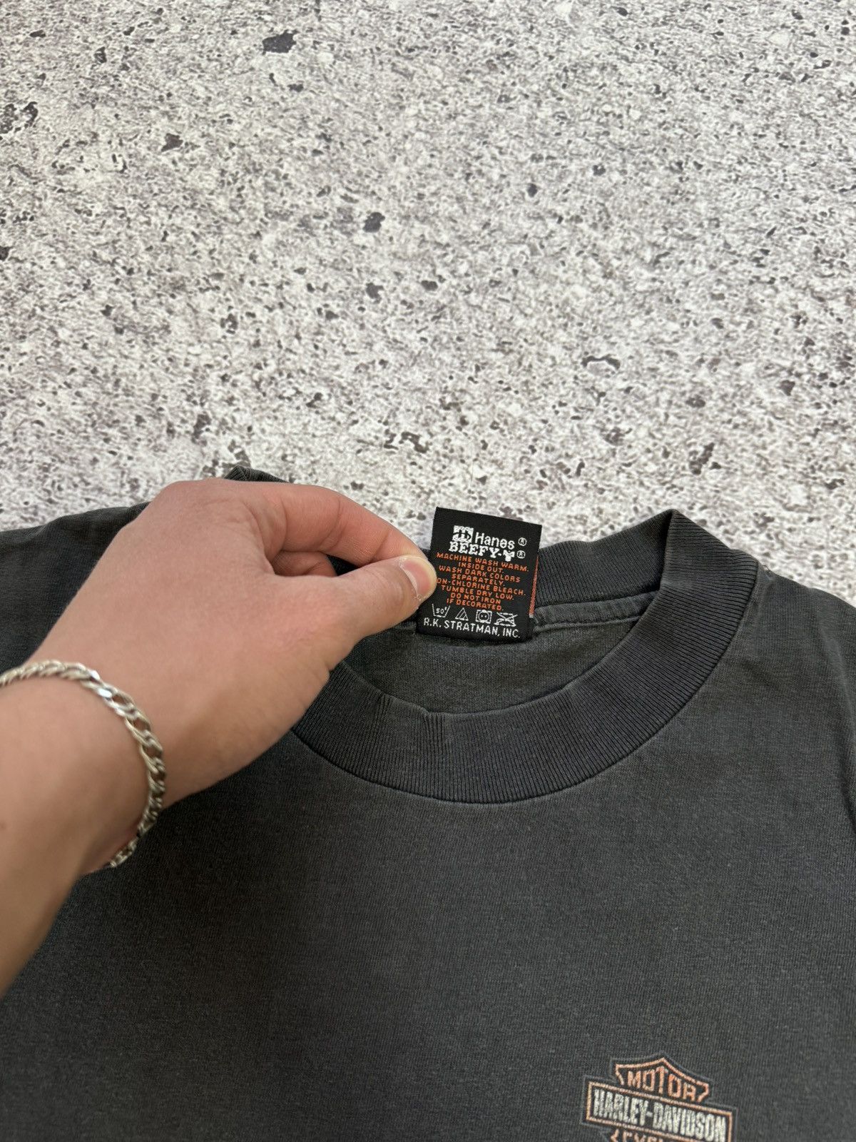 Harley Davidson × Vintage Rare Vintage Harley Davidson Some Live To Ride 1997 T-Shirt Size US L / EU 52-54 / 3 - 10 Thumbnail