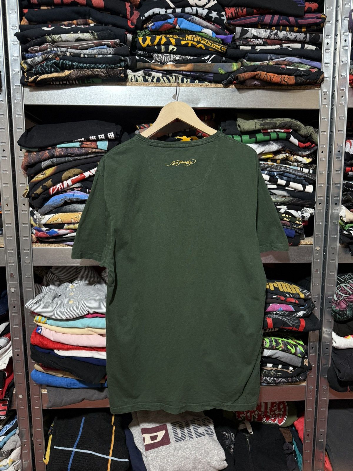 Christian Audigier × Ed Hardy Ed Hardy by christian audiger Rock Logo T-Shirt Y2K Hype Size US XL / EU 56 / 4 - 2 Thumbnail