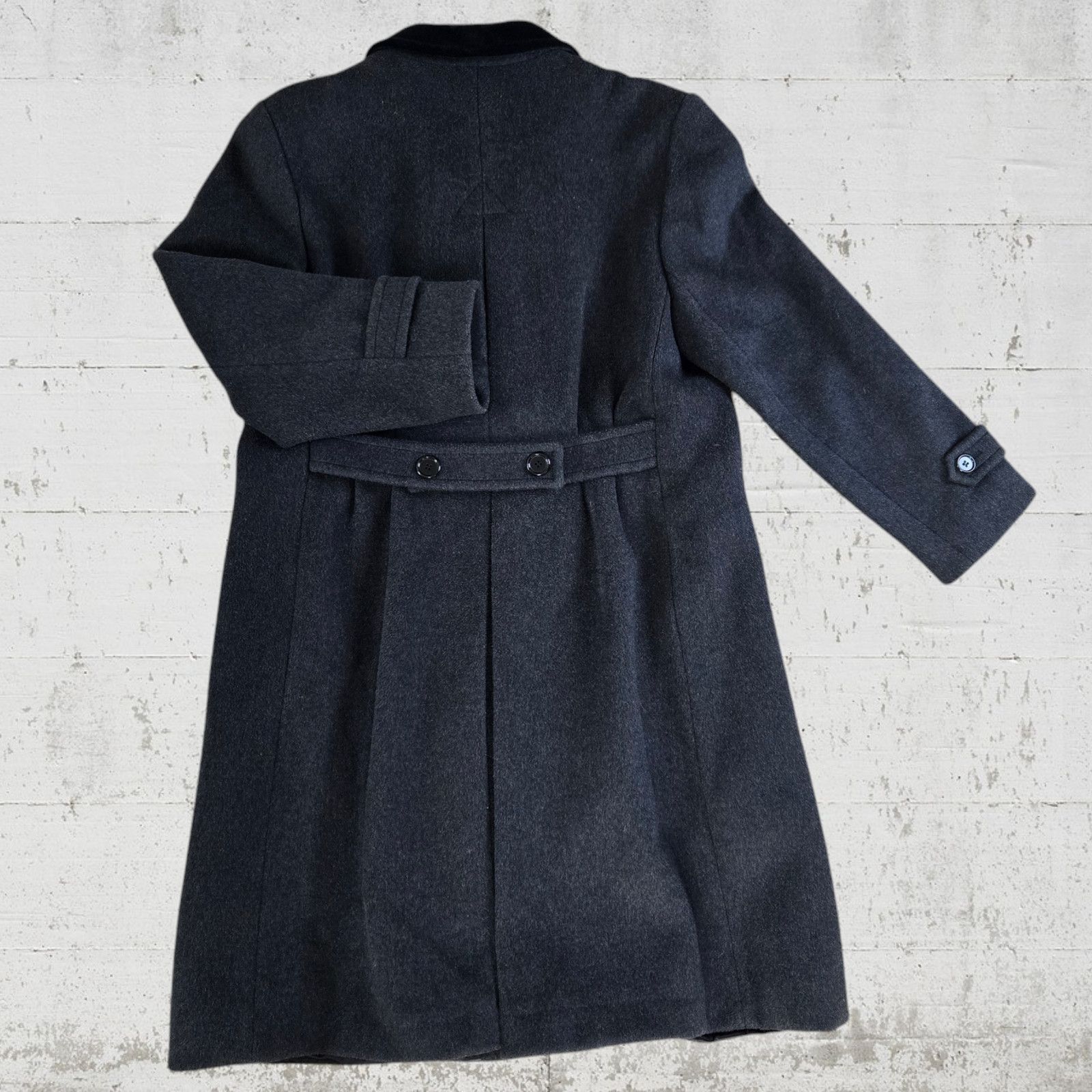 Vintage Vintage 80s Wool Cashmere Overcoat Size 14 Size XL / US 12-14 / IT 48-50 - 13 Thumbnail