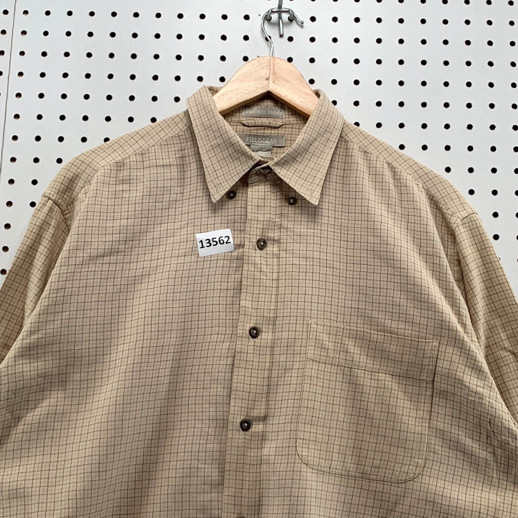 Vintage Vintage Fieldgear Men's Oversized Flannel Shirt M Brown Check Long Sleeve Casual Winter Size US M / EU 48-50 / 2 - 2 Thumbnail