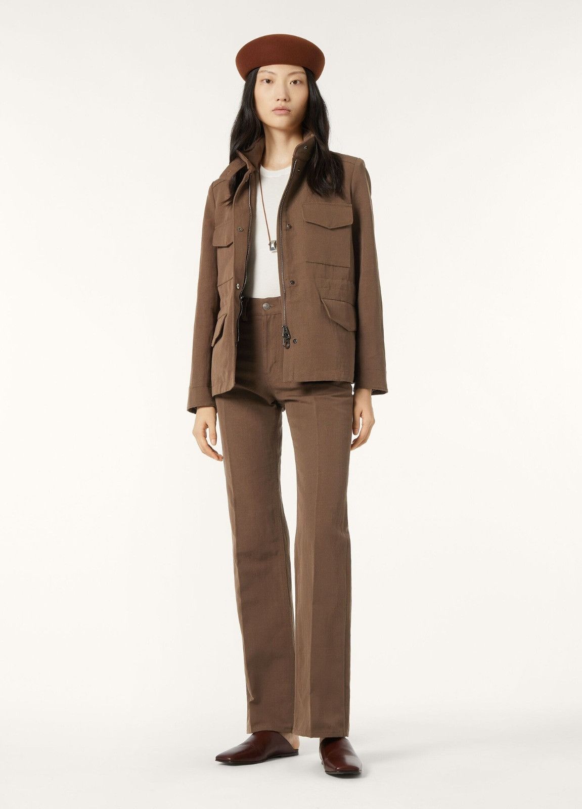 Loro Piana o1srvl11e0526 FAP1297 Buddy Pant in Brown Size 27" / US 4 / IT 40 - 7 Thumbnail