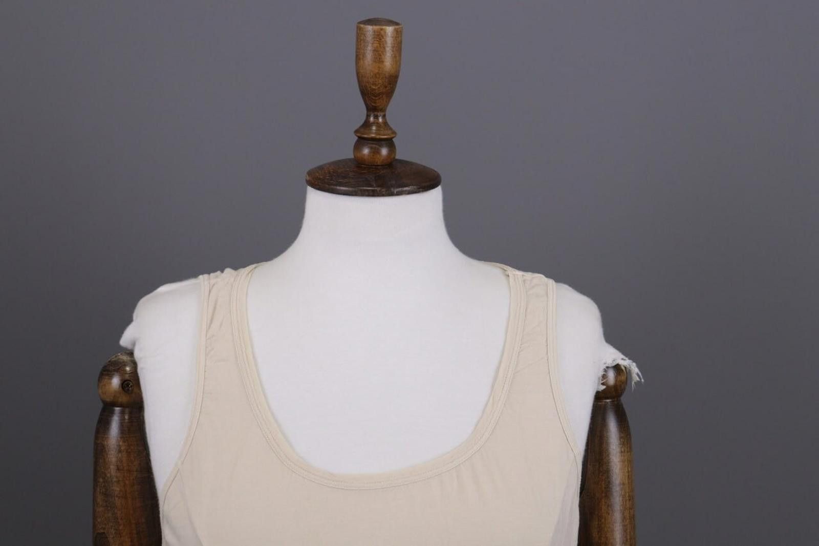 Designer Transit Par Such 134 Beige Summer Top Blouse Size 4 Size S / US 4 / IT 40 - 2 Thumbnail
