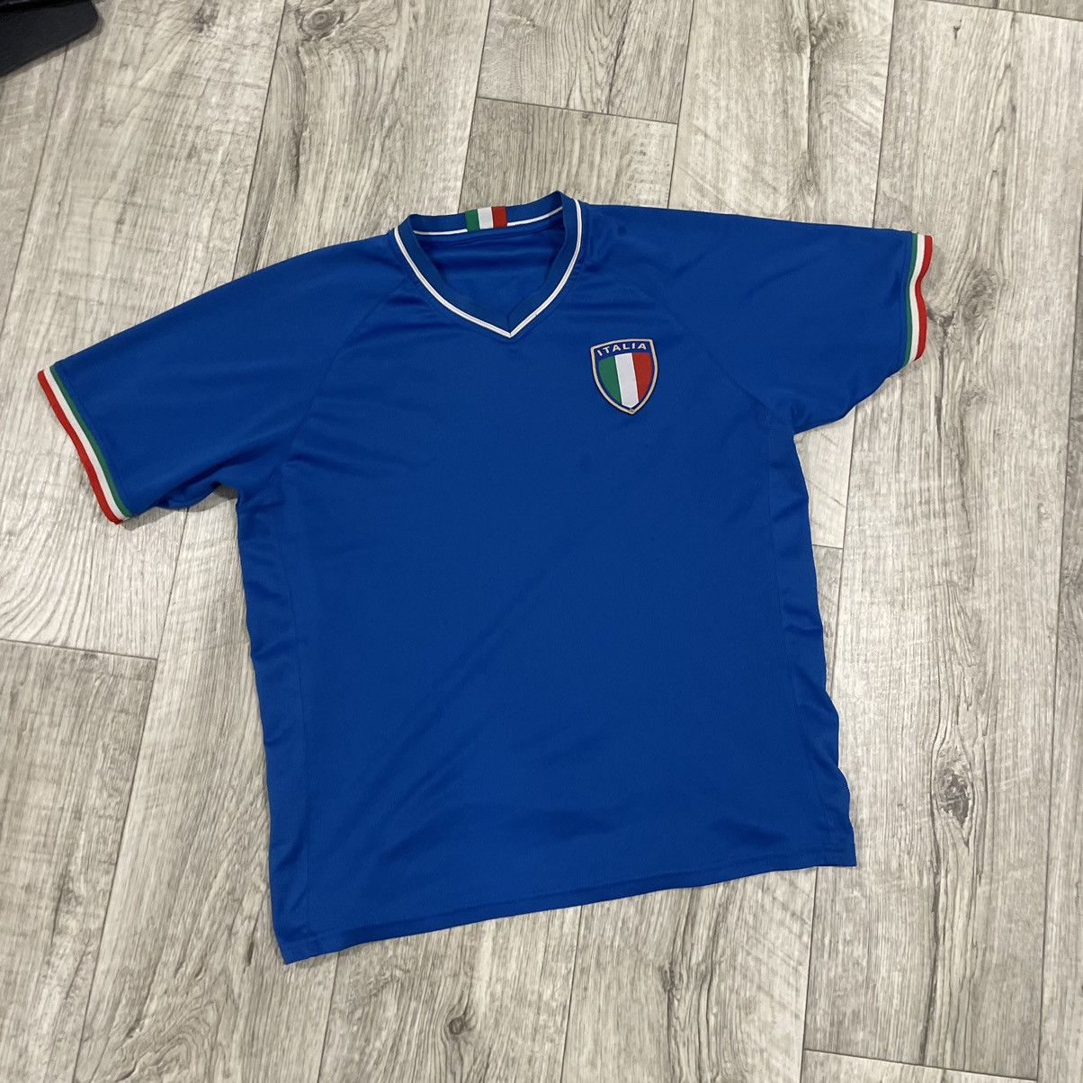 Vintage Italia shirt Y2K soccer blokecore tee Italy jersey Size US L / EU 52-54 / 3 - 2 Thumbnail