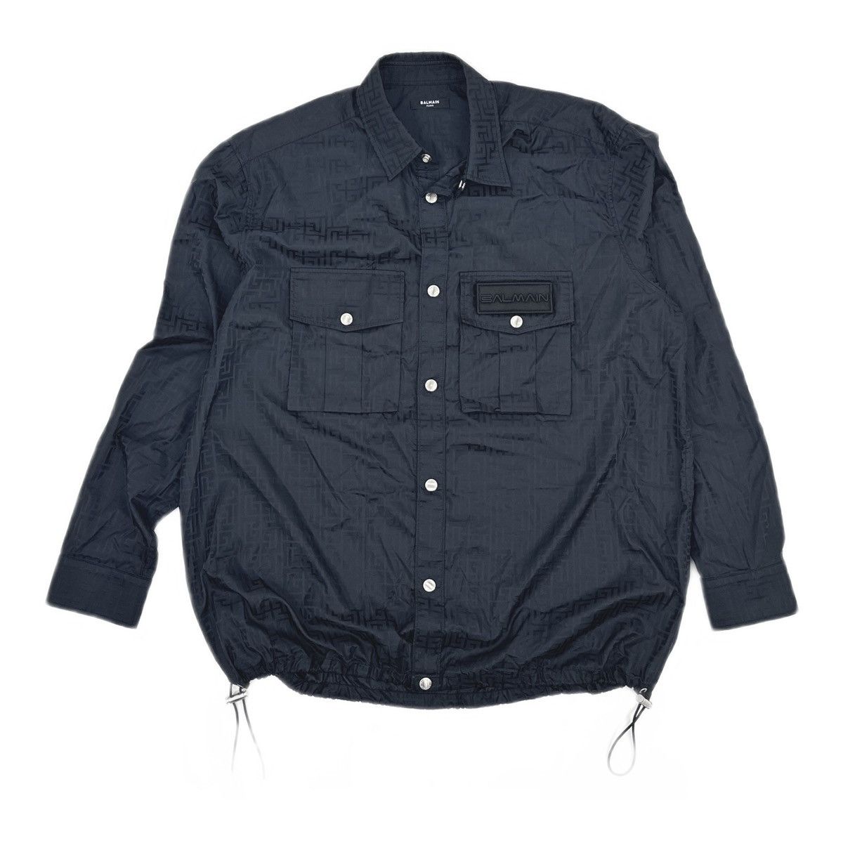 Balmain Balmain FW22 Monogram Nylon Shirt Size US L / EU 52-54 / 3 - 1 Thumbnail