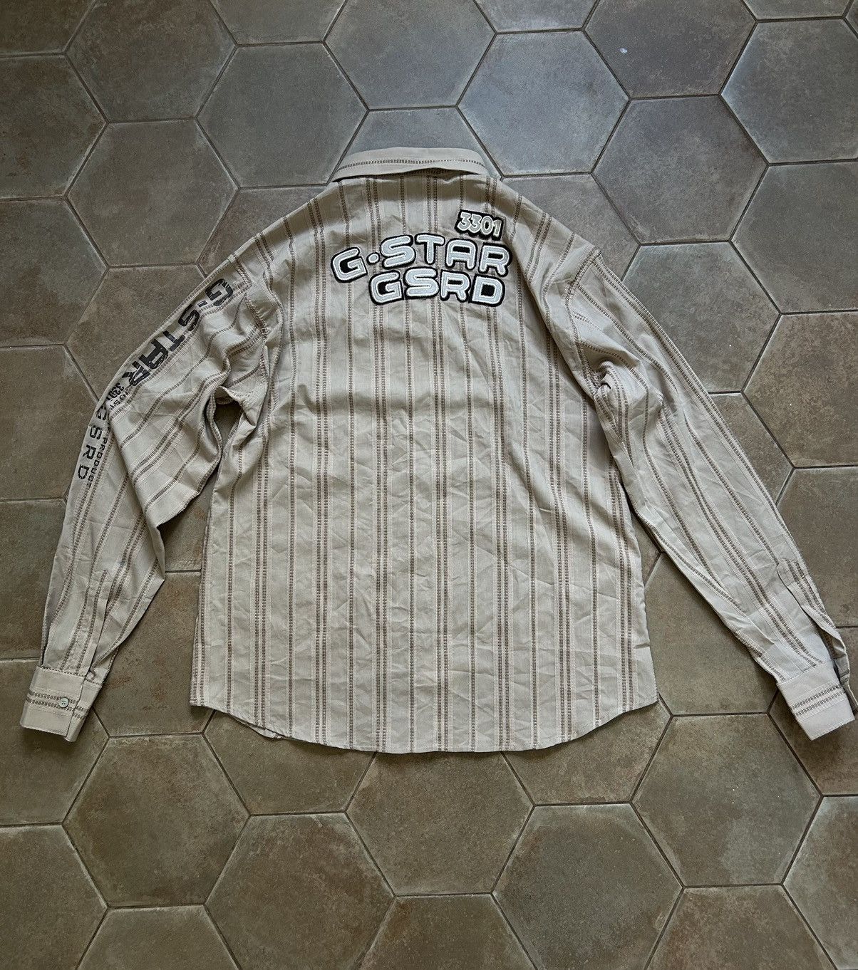 G-Star VINTAGE G STAR RAW BUTTON SHIRT Size US XL / EU 56 / 4 - 1 Thumbnail