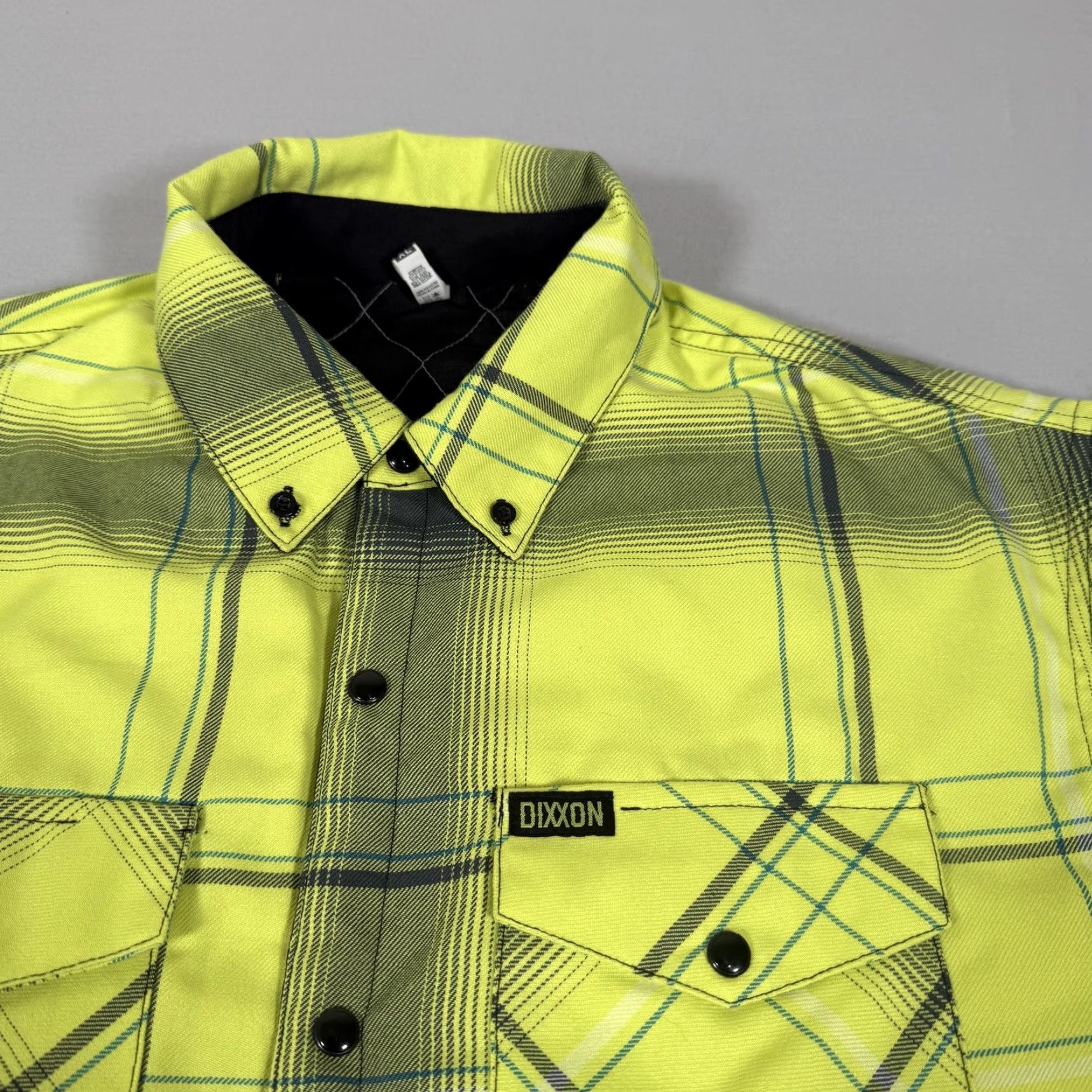 Vintage Dixxon Flannel Jacket Mens XL Reversible Quilted Shirt Plaid Snap Front Button-Down Collar Pockets Biker Outdoor Casual Workwear Size US XL / EU 56 / 4 - 3 Thumbnail