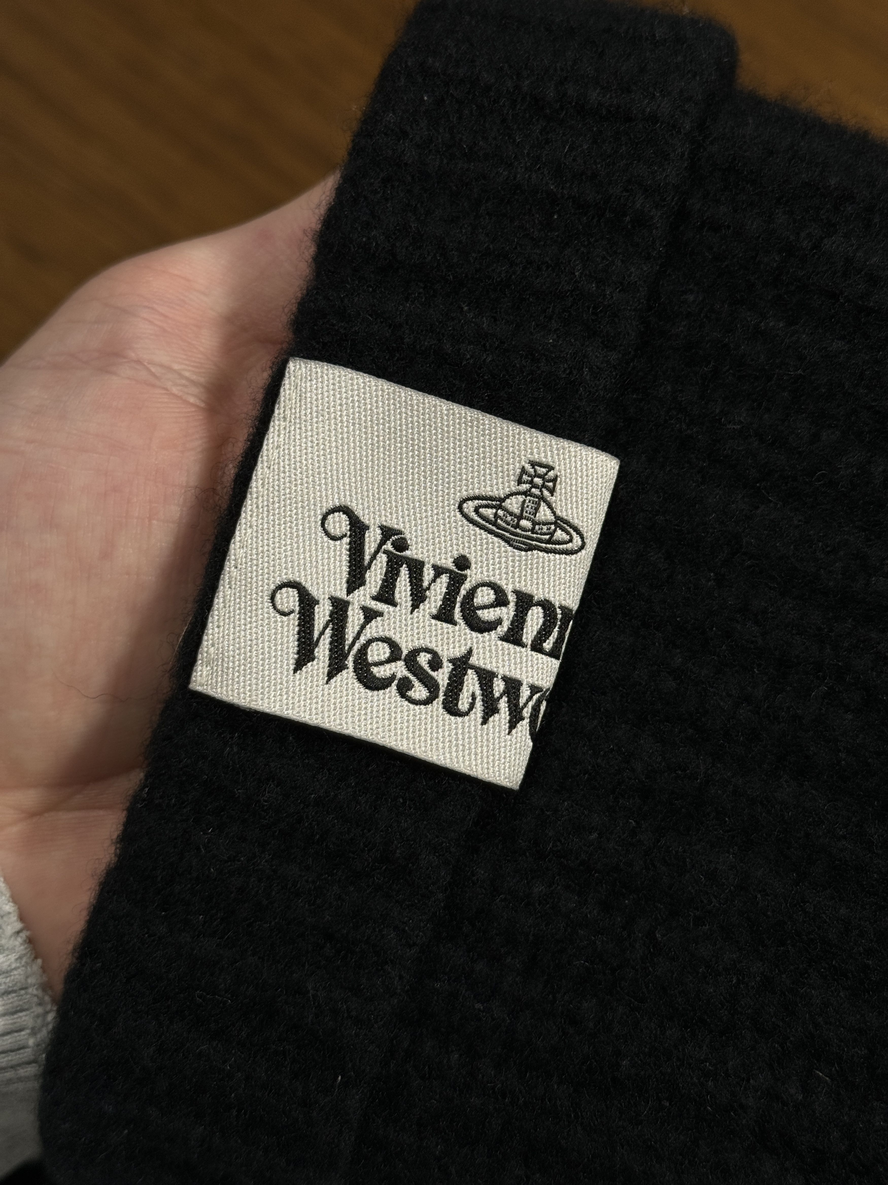 Vivienne Westwood Vivienne Westwood ribbed knit beanie in navy Size ONE SIZE - 2 Thumbnail