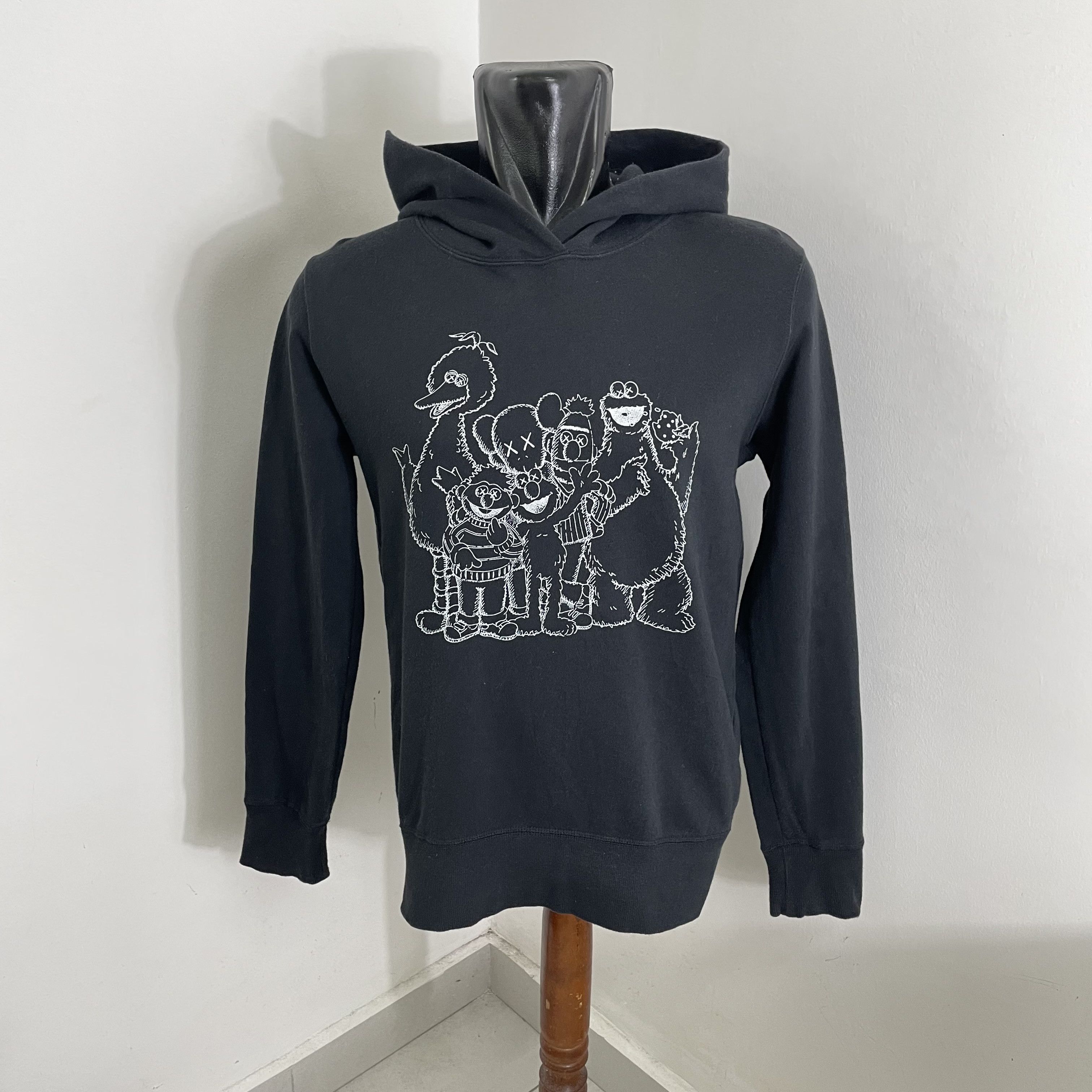 Kaws x sesame street mens hoodie best sale