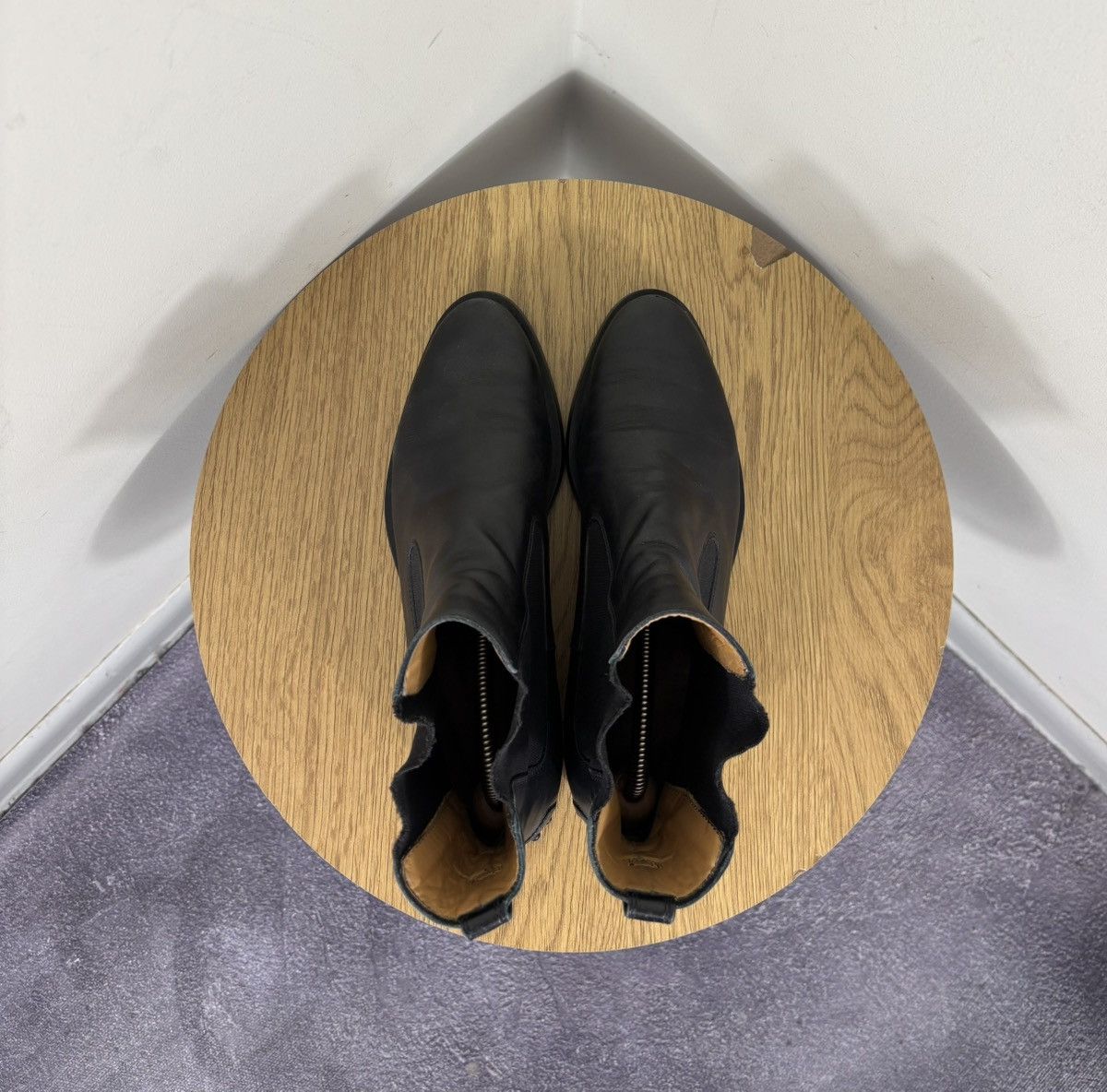 Tod's Tod’s Women’s Black Low Heel Ankle Leather Chelsea Boots Size US 7.5 / IT 37.5 - 17 Thumbnail