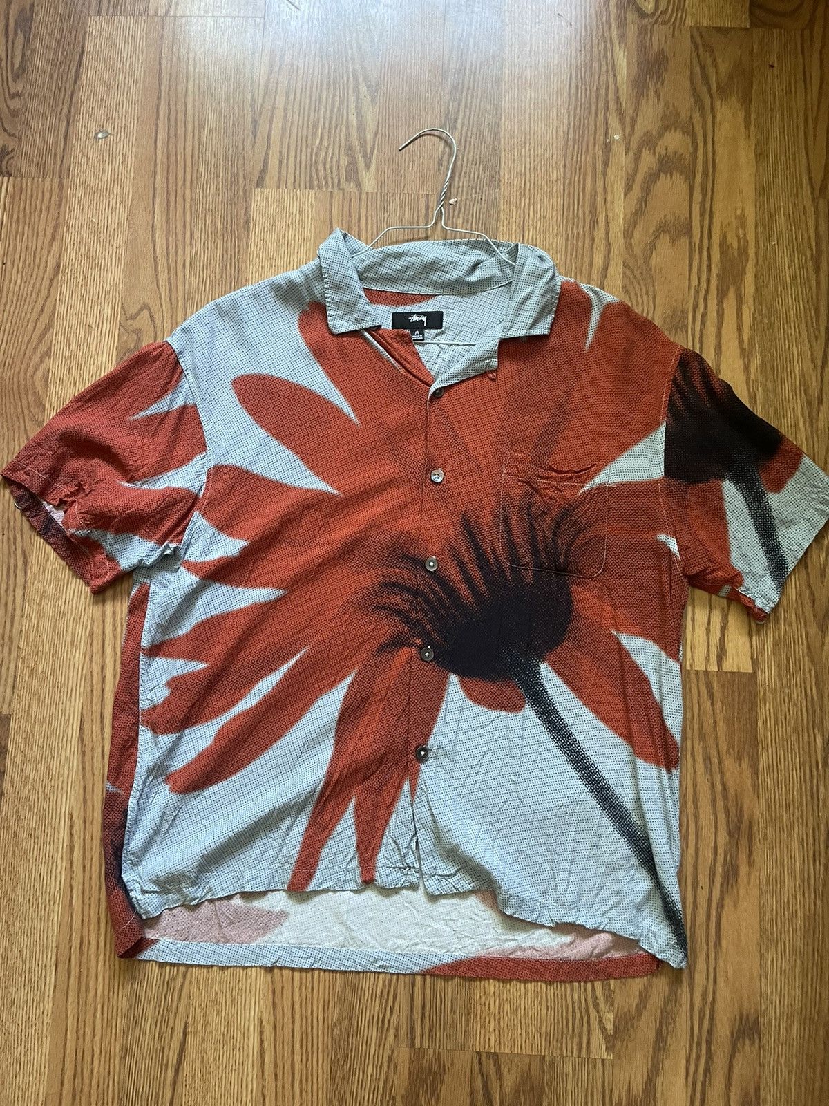 Stussy STUSSY VISCOSE FLOWER SHIRT MADE IN PORTUGAÑ Size US M / EU 48-50 / 2 - 2 Thumbnail