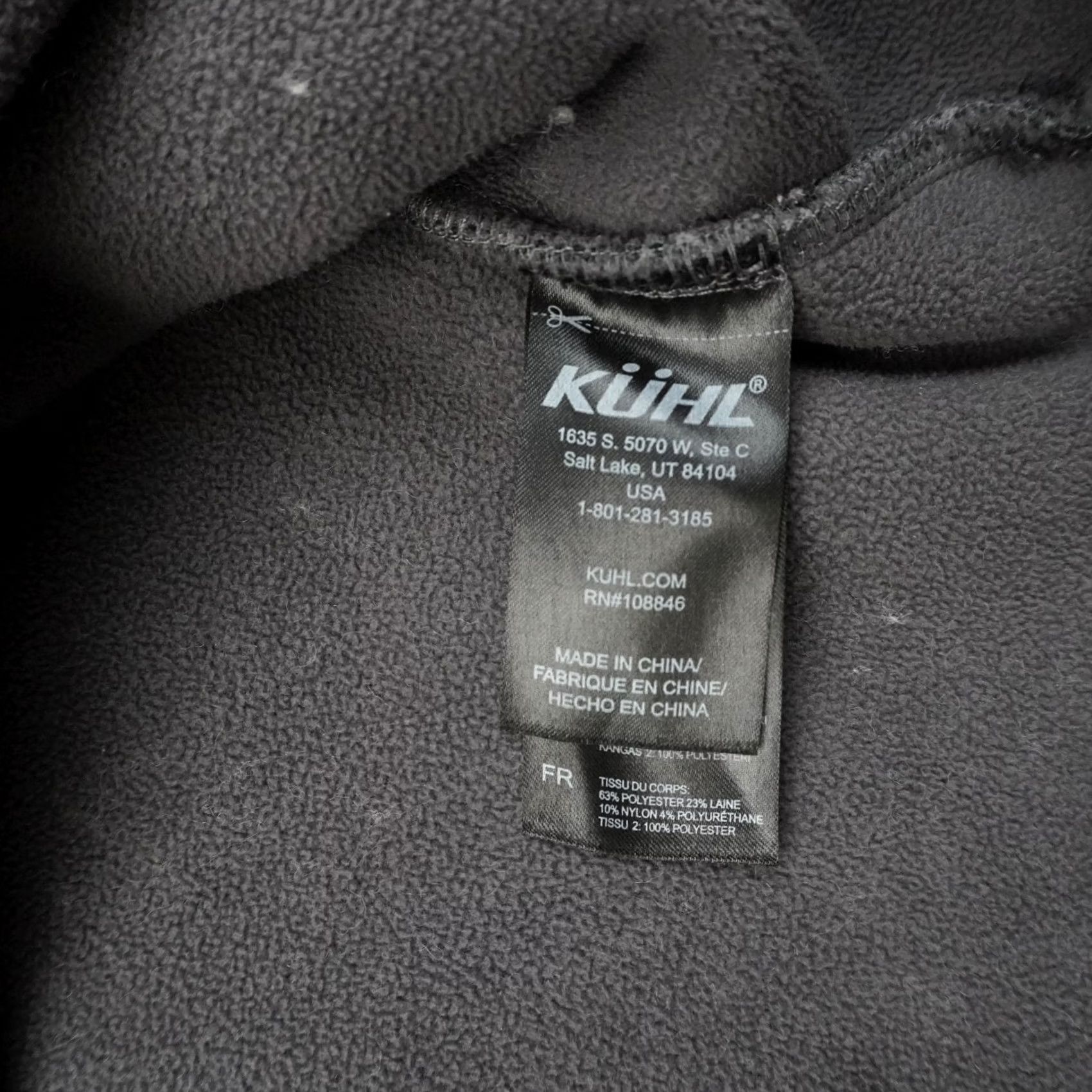 Vintage Kuhl Sweater Mens Medium Wool Pullover 1/4 Zip Gray Knit Style Regular Size US M / EU 48-50 / 2 - 6 Thumbnail