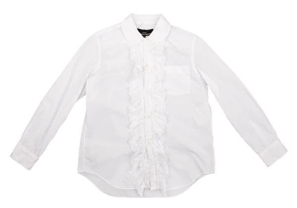 Comme des Garcons Comme Des Garcons White Vintage Lace Design Shirt Top Size S / US 4 / IT 40 - 2 Thumbnail