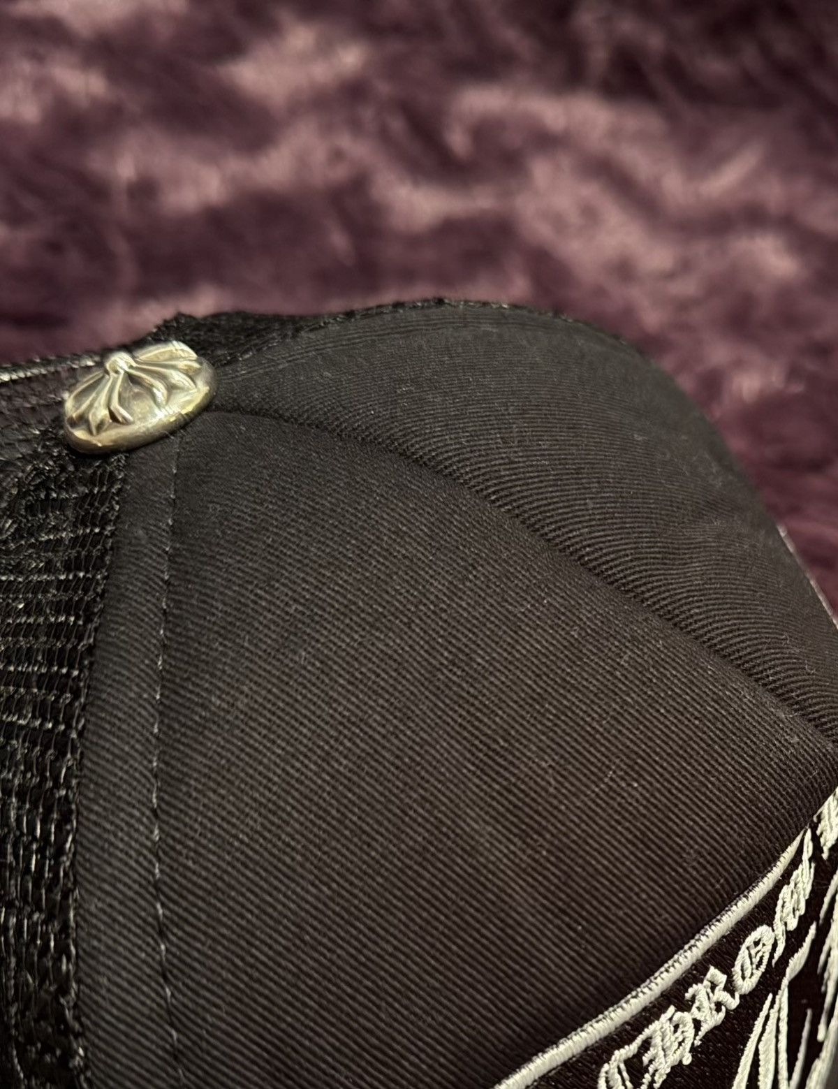 Chrome Hearts Chrome Hearts black trucker hat Los Angeles LA Size ONE SIZE - 7 Thumbnail