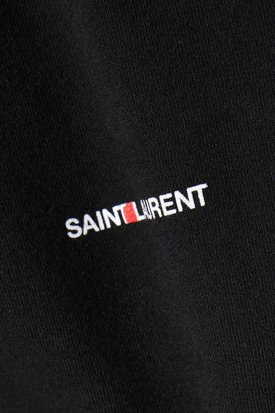 Saint Laurent Paris o1s1wg111124 Dup / Rive Gauche Hoodie in Black Size US XL / EU 56 / 4 - 6 Thumbnail