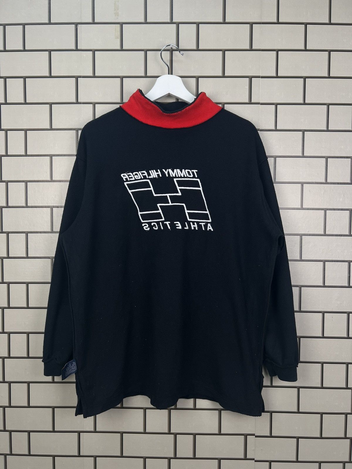 Tommy Hilfiger Tommy Hilfinger Athletic Spellout Logo Fleece Jacket Size US M / EU 48-50 / 2 - 9 Thumbnail