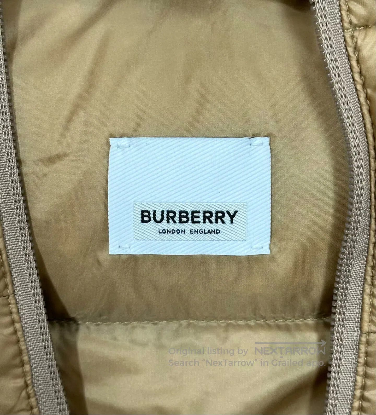 Burberry Burberry Camel color zippered hooded down jacket| Size S / US 4 / IT 40 - 3 Thumbnail