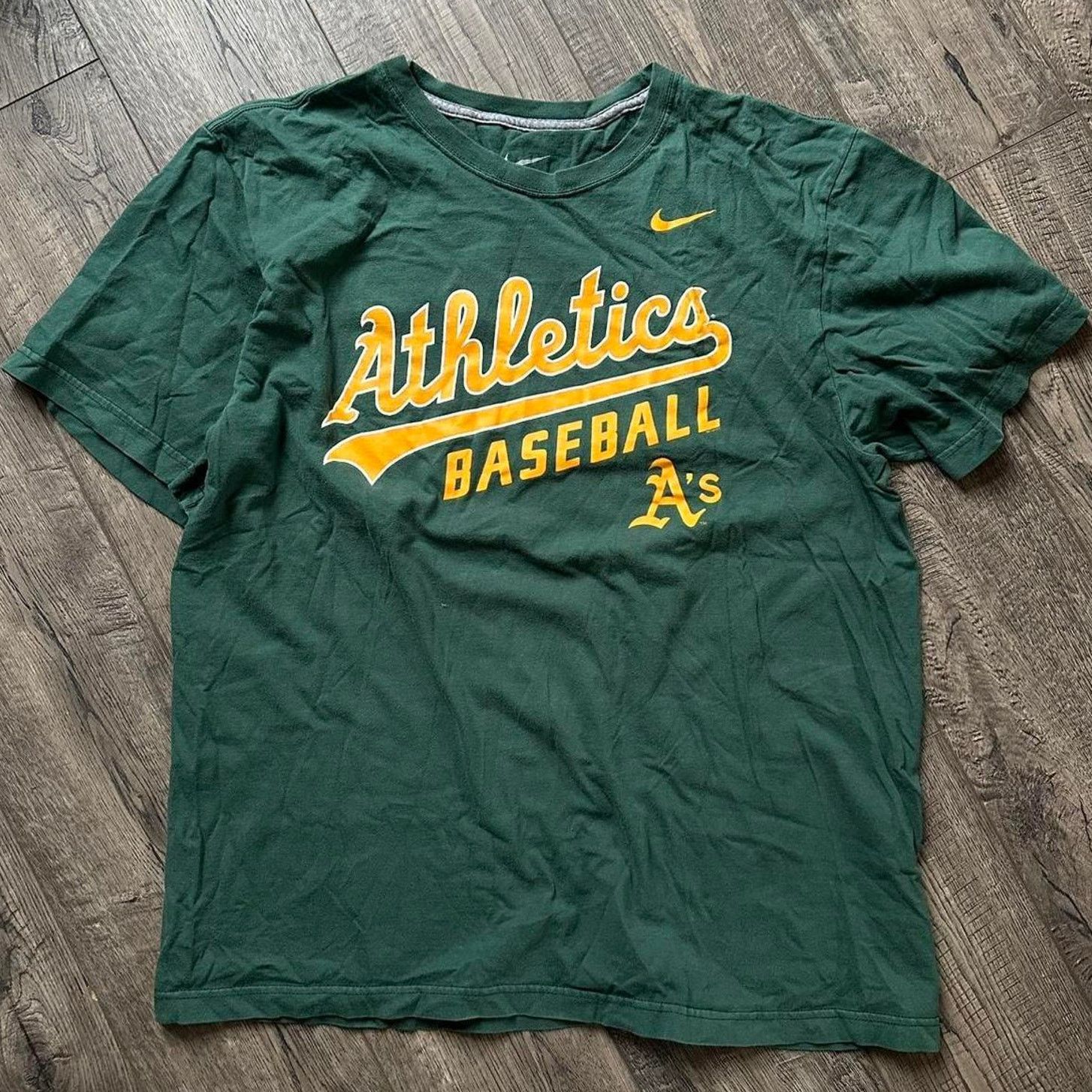 Nike Vintage 00s Nike Oakland Athletics A’s Baseball MLB Shirt Size US M / EU 48-50 / 2 - 3 Thumbnail