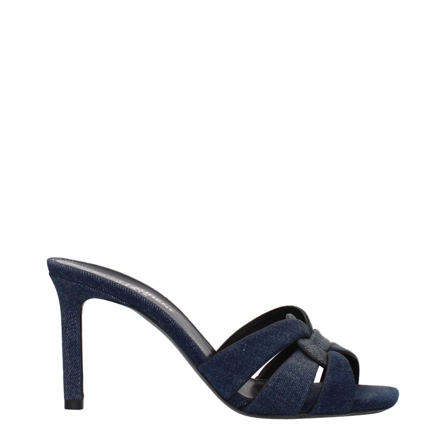 Saint Laurent Paris ob1o1e1124 Fabric Sandals in Blue Size US 6.5 / IT 36.5 - 1 Thumbnail