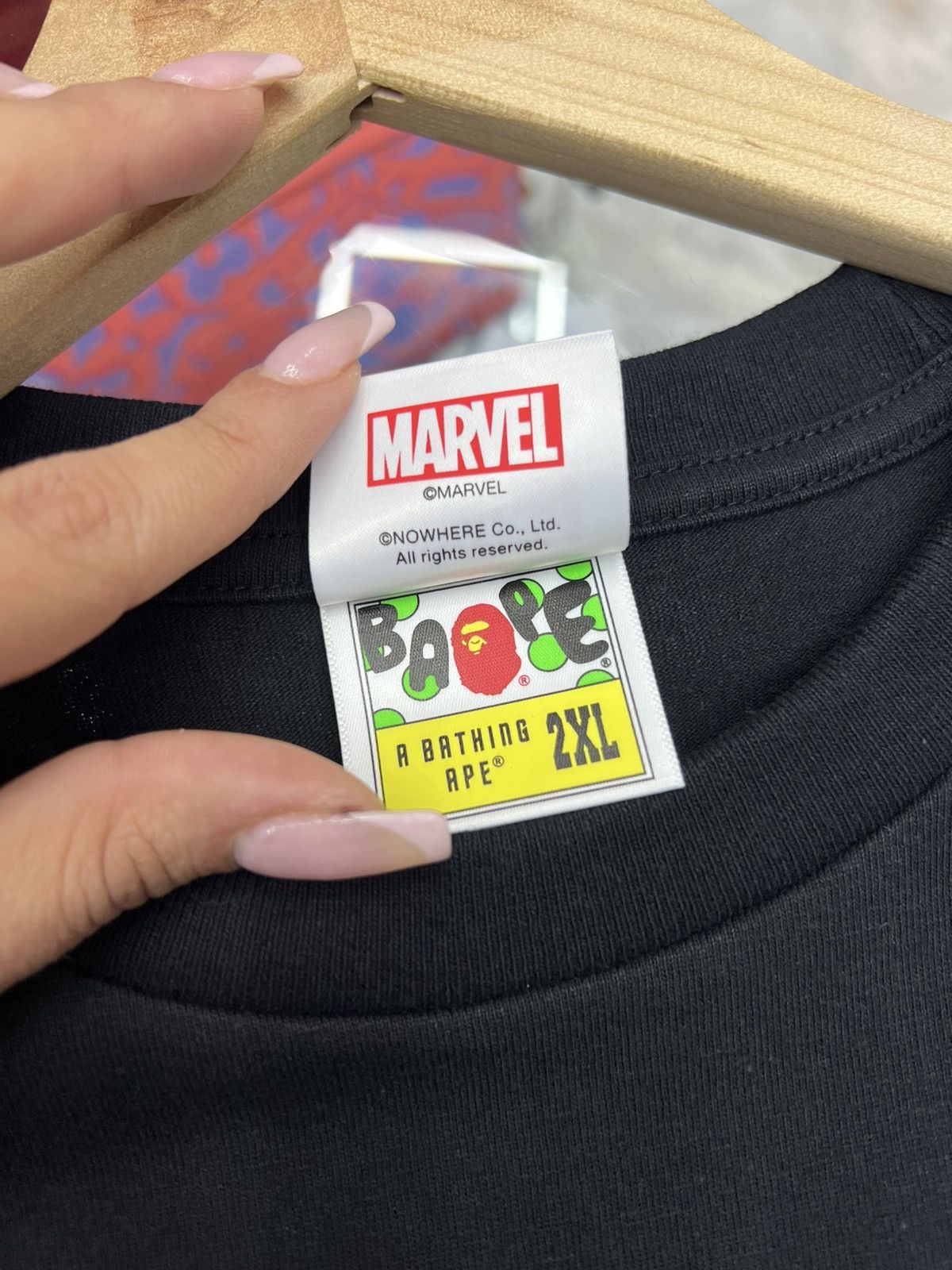 Bape Bape x Marvel Comic Iron Man Tee Size US XXL / EU 58 / 5 - 9 Thumbnail