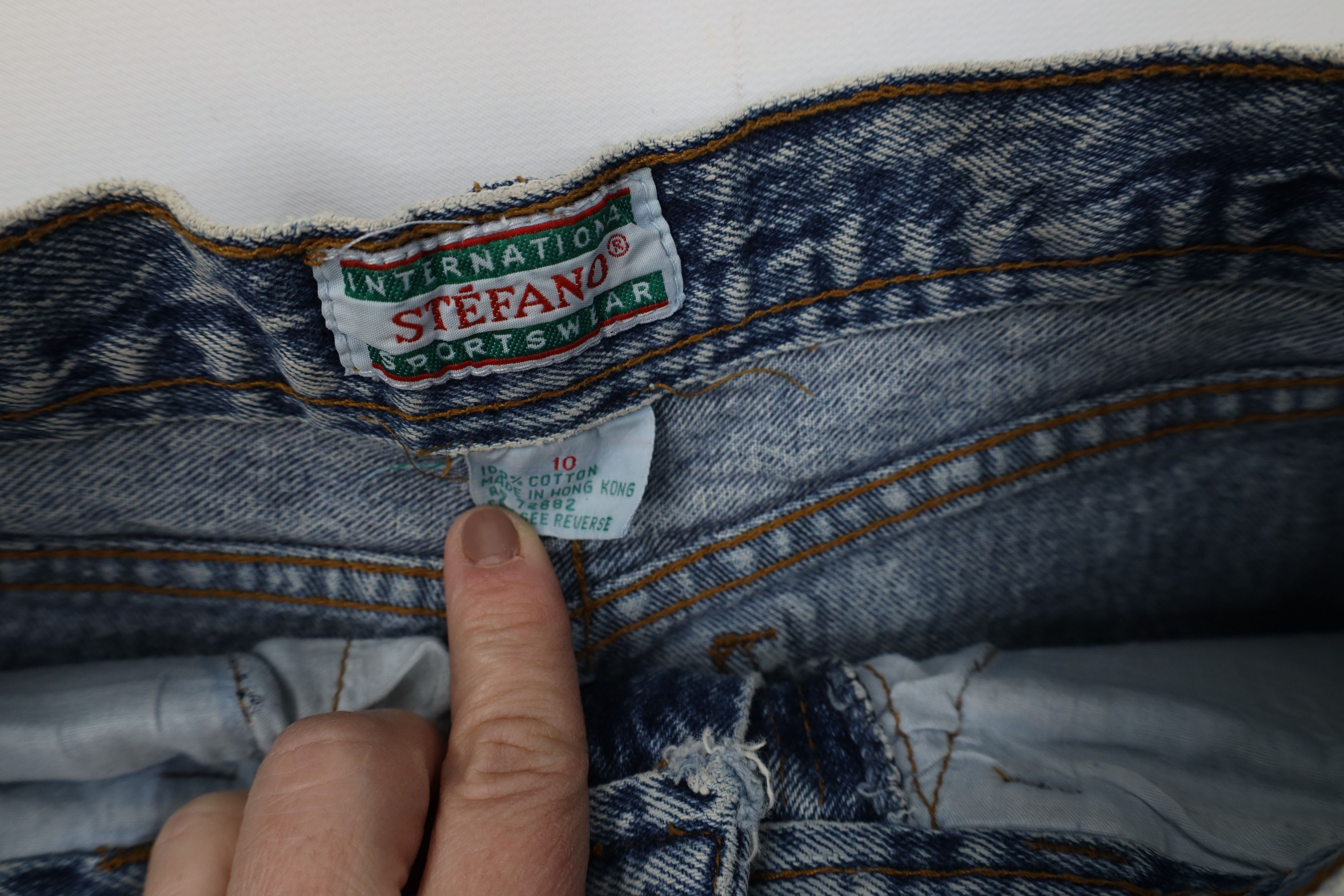 Vintage Vintage 80s 90s Streetwear Acid Wash Relaxed Tapered Jeans Size 32" / US 10 / IT 46 - 9 Thumbnail
