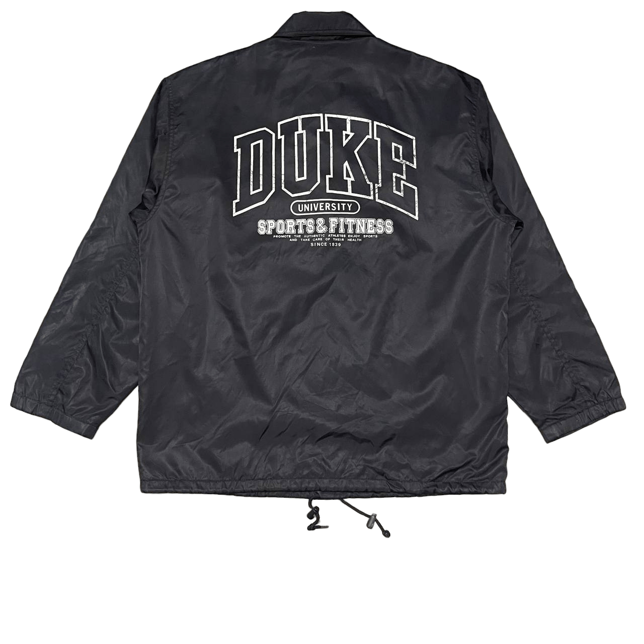 image of American College x Vintage U.s. College Duke University Jacket in Black, Men's (Size XL)