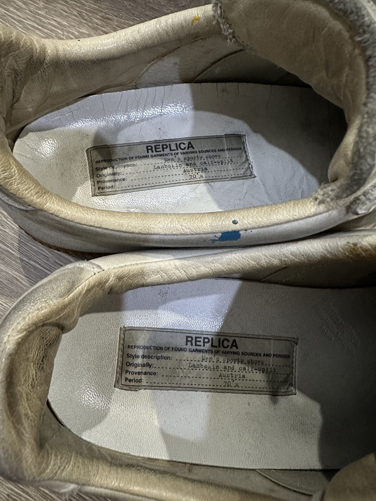 Maison Margiela Maison Margiela 2012 Paint Splatter Replica GATs Size US 9.5 / EU 42-43 - 7 Thumbnail